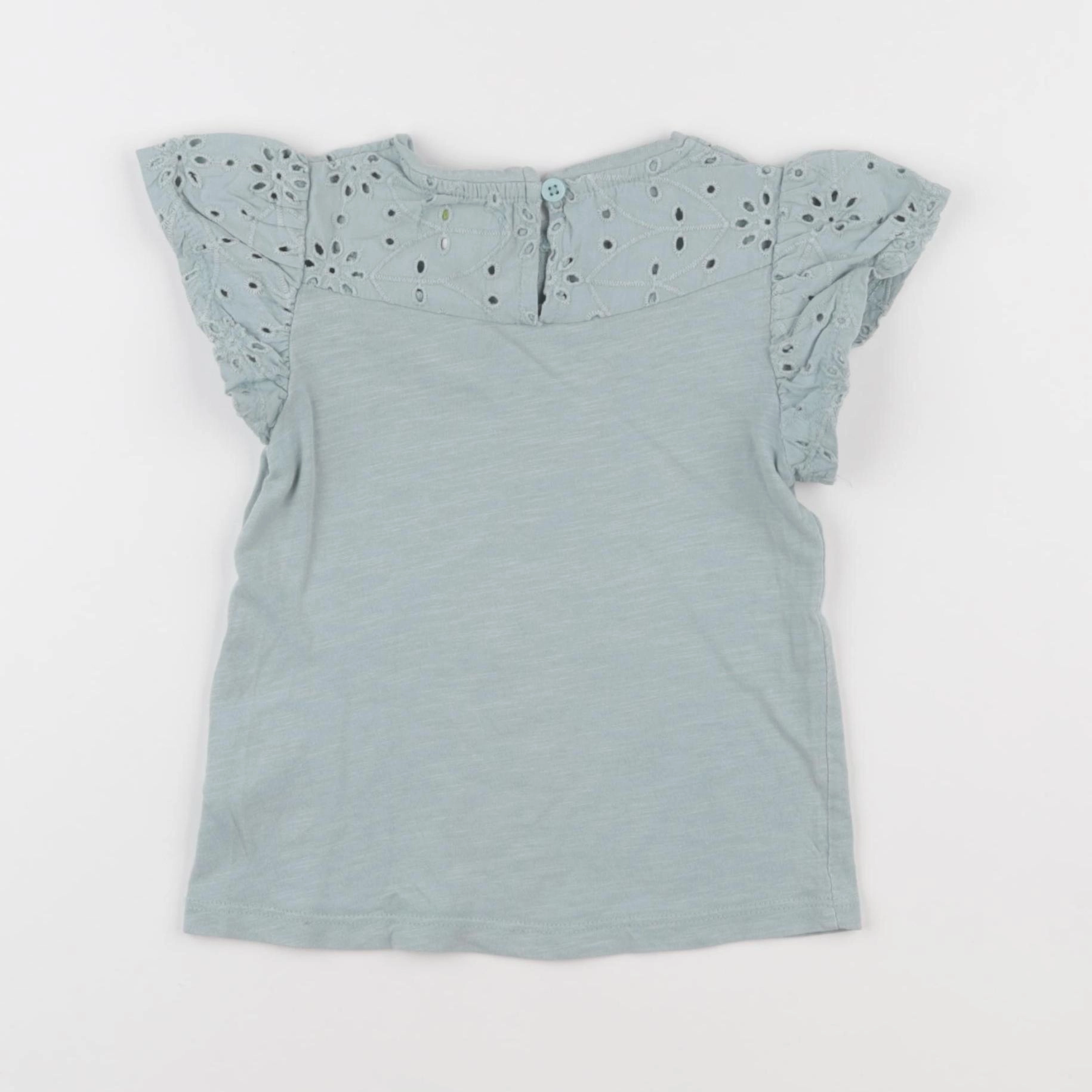 Vertbaudet - tee-shirt bleu - 2 ans