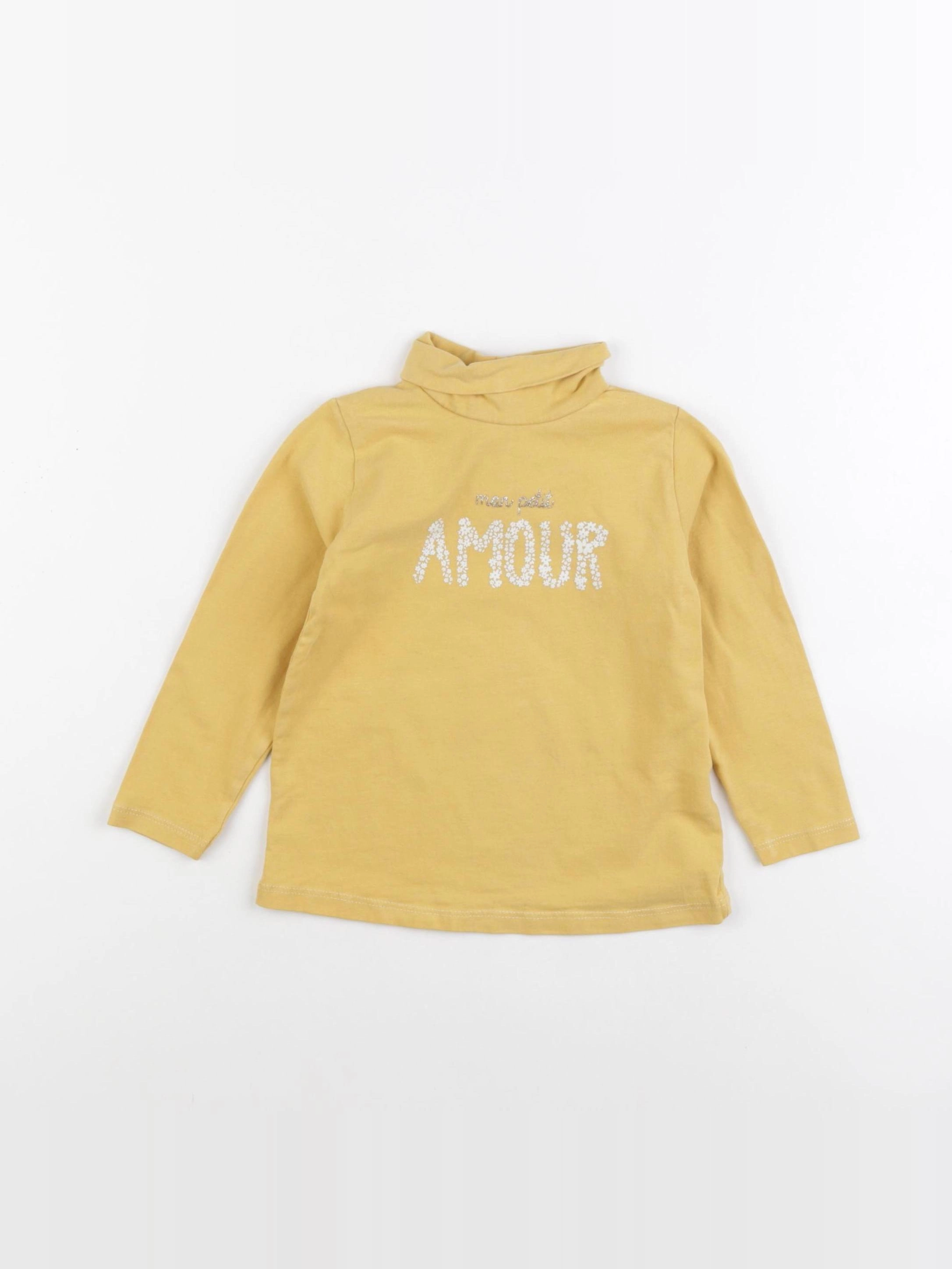 Tape à l'oeil - sous-pull jaune - 24 mois