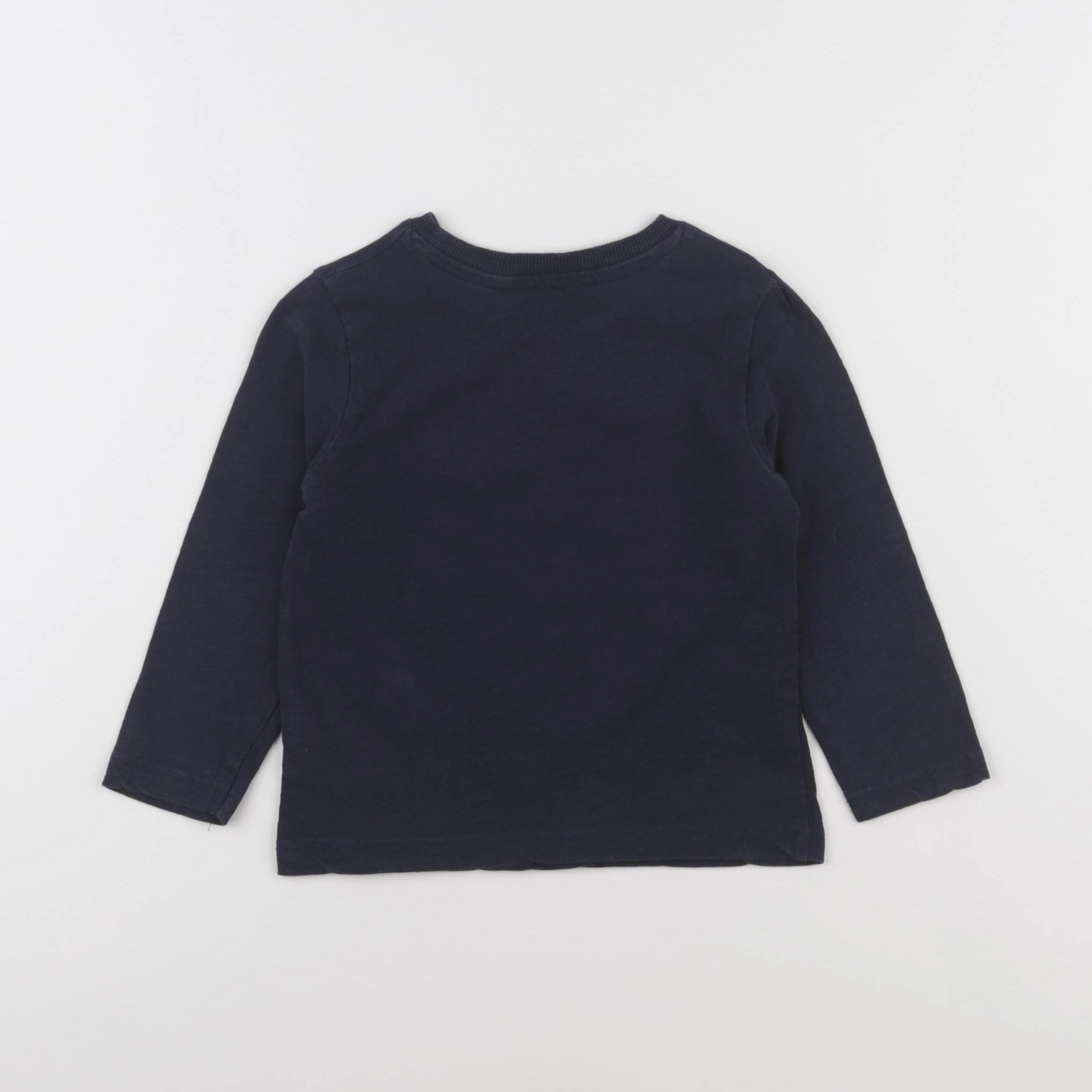 Vertbaudet - tee-shirt bleu - 3 ans