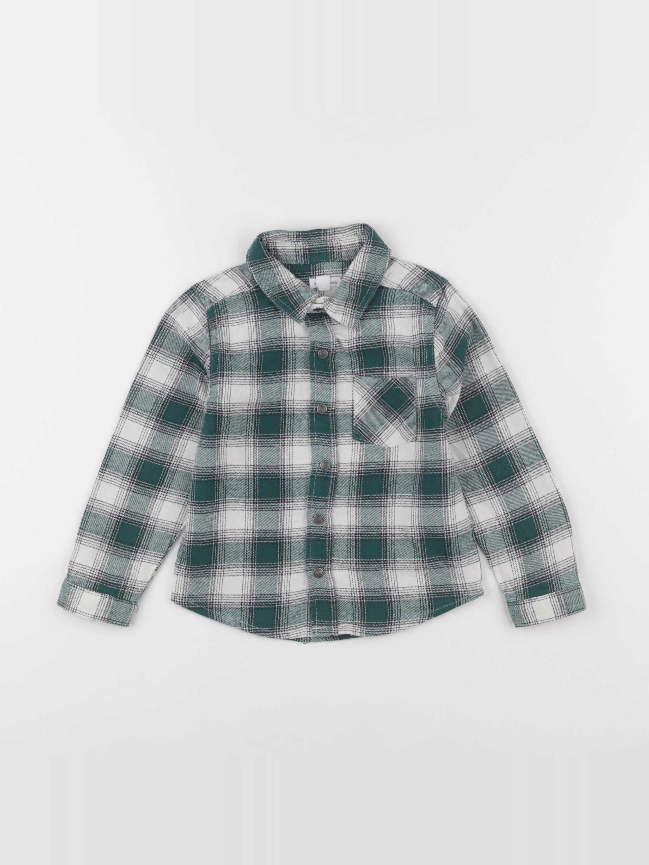 Vertbaudet - chemise vert - 3 ans