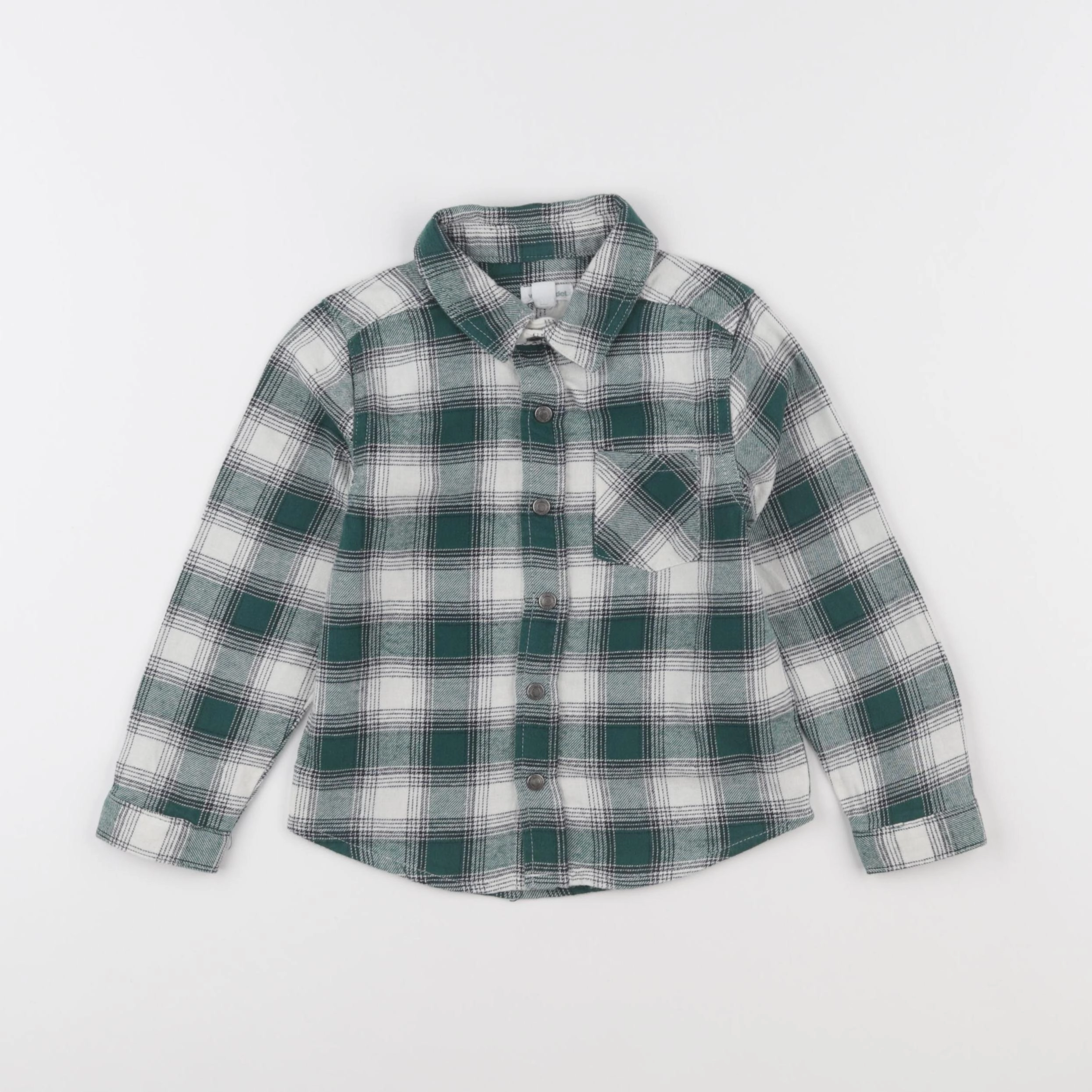 Vertbaudet - chemise vert - 3 ans