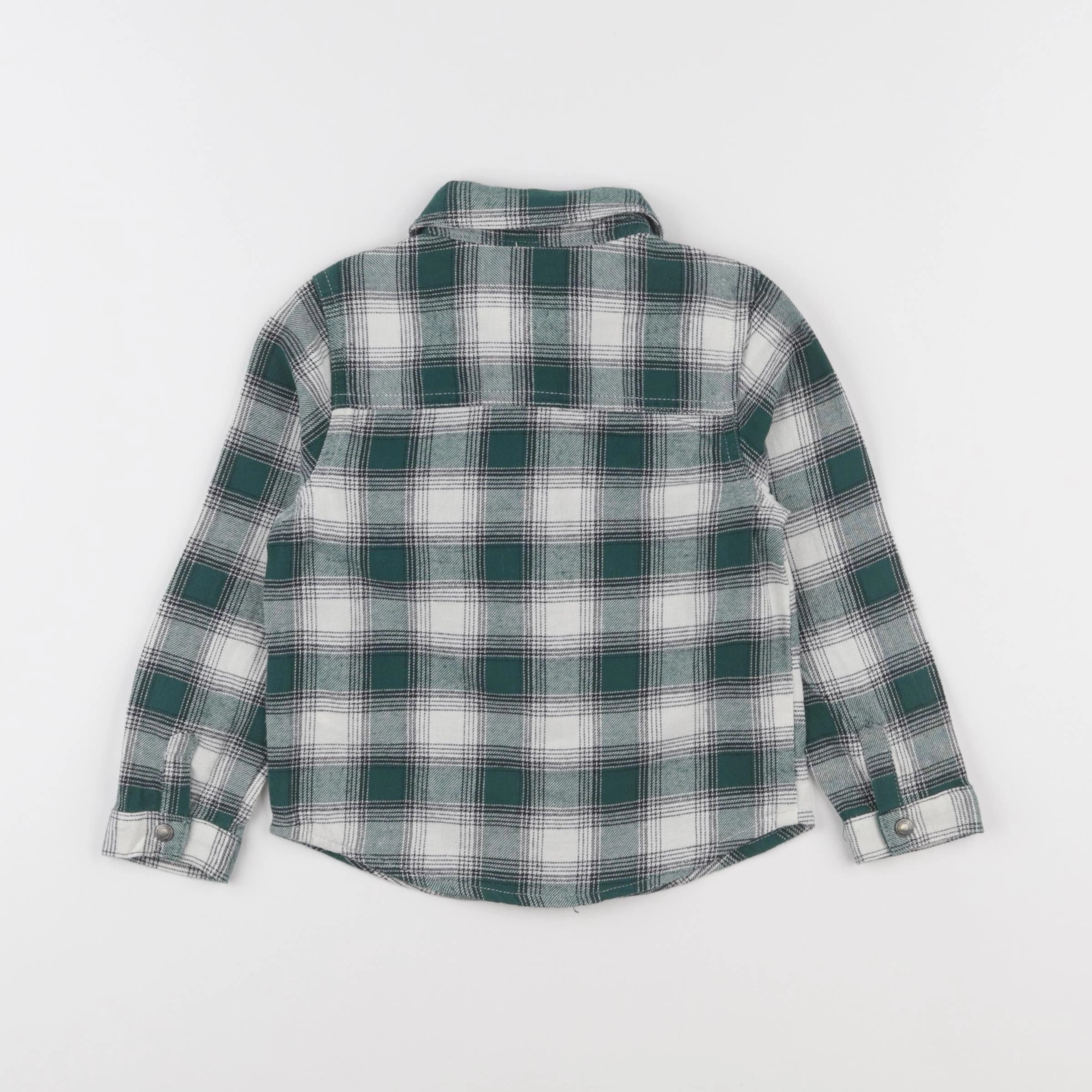 Vertbaudet - chemise vert - 3 ans