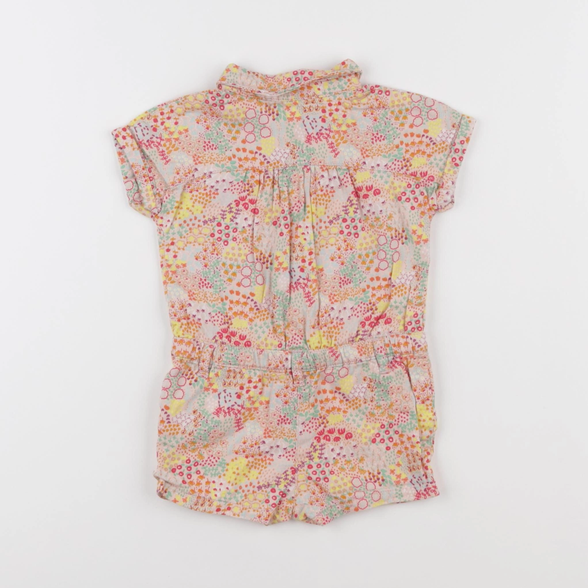 Vertbaudet - combinaison multicolore - 9 mois
