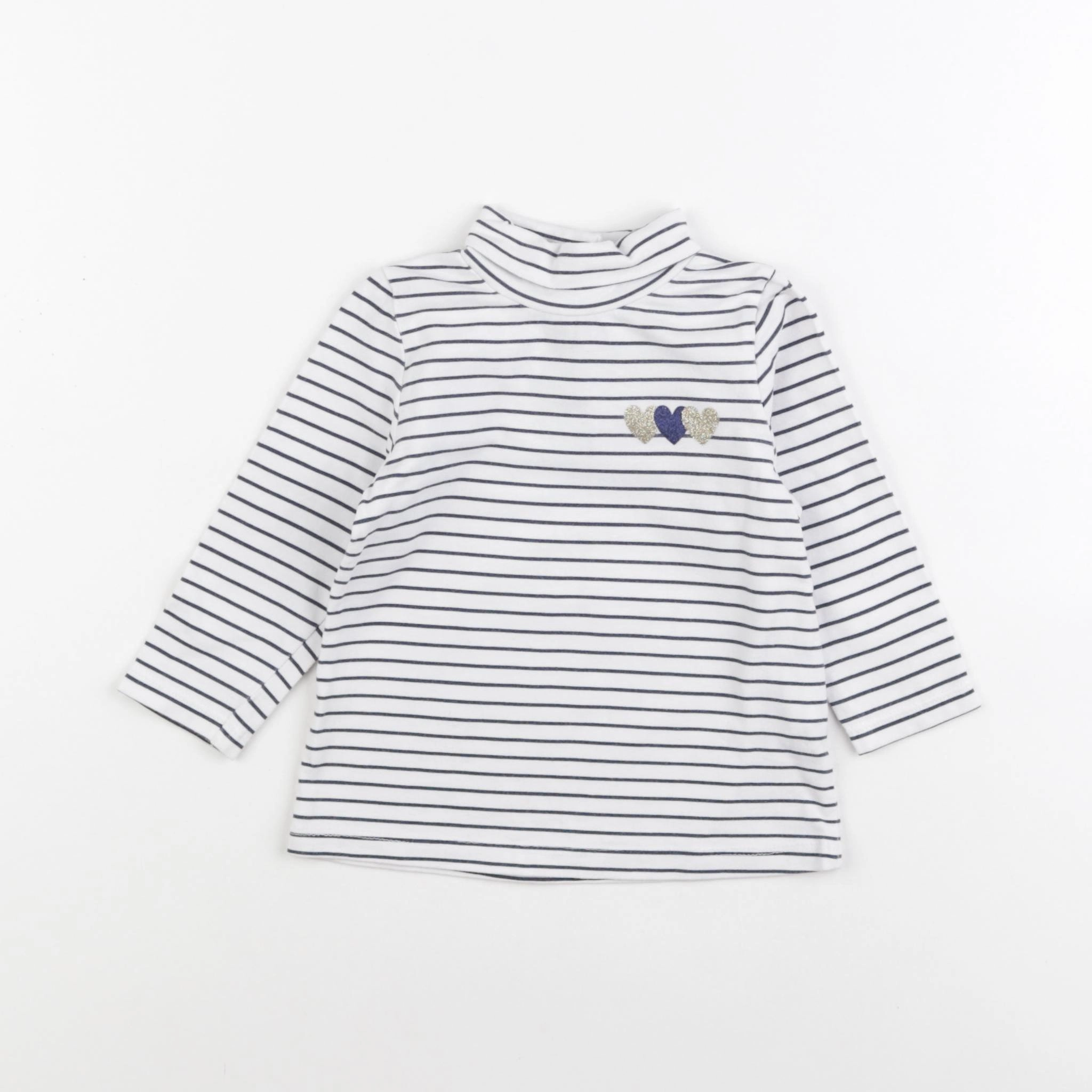 Tape à l'oeil - sous-pull bleu - 12 mois