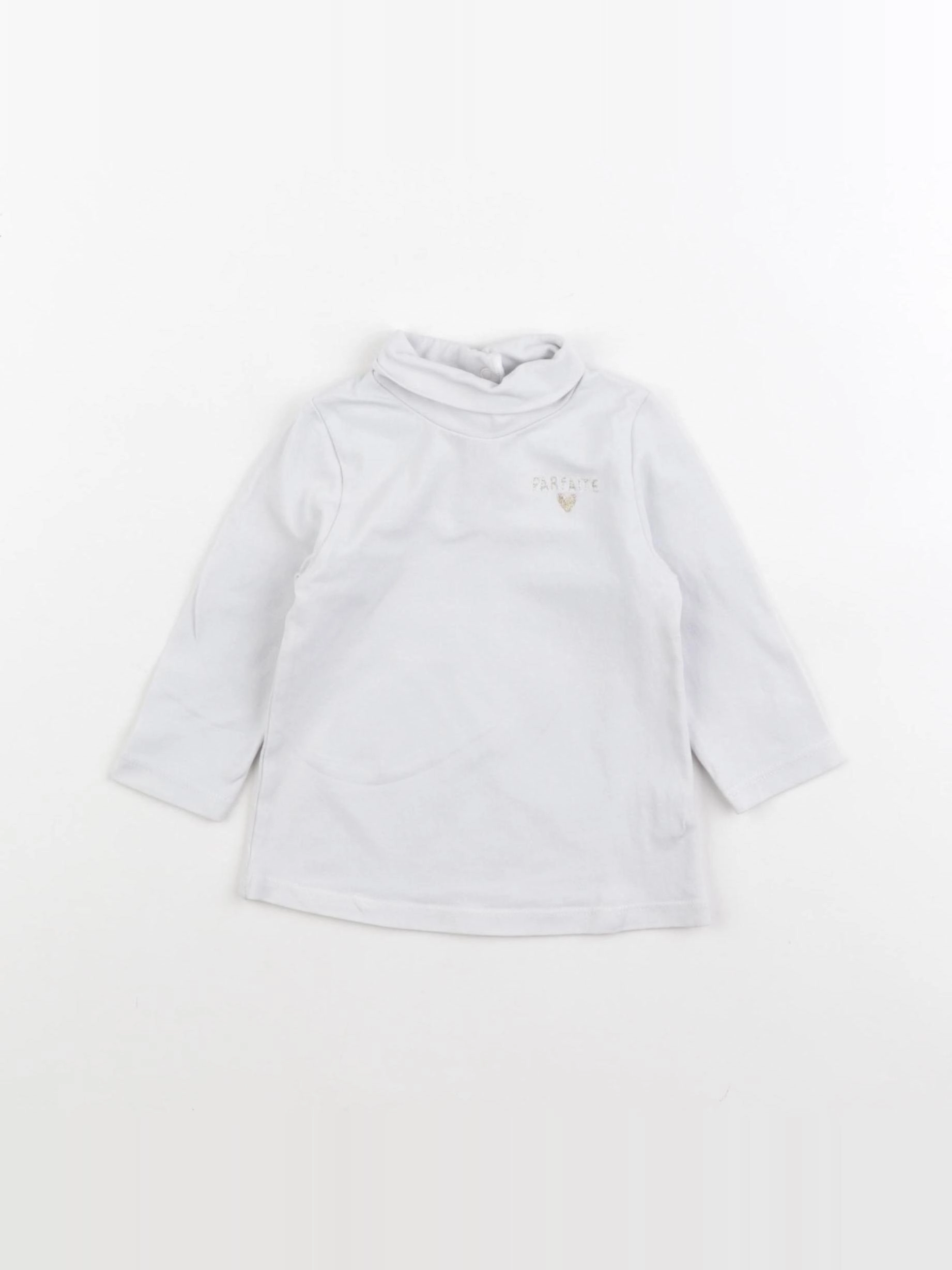 Tape à l'oeil - sous-pull blanc - 9 mois