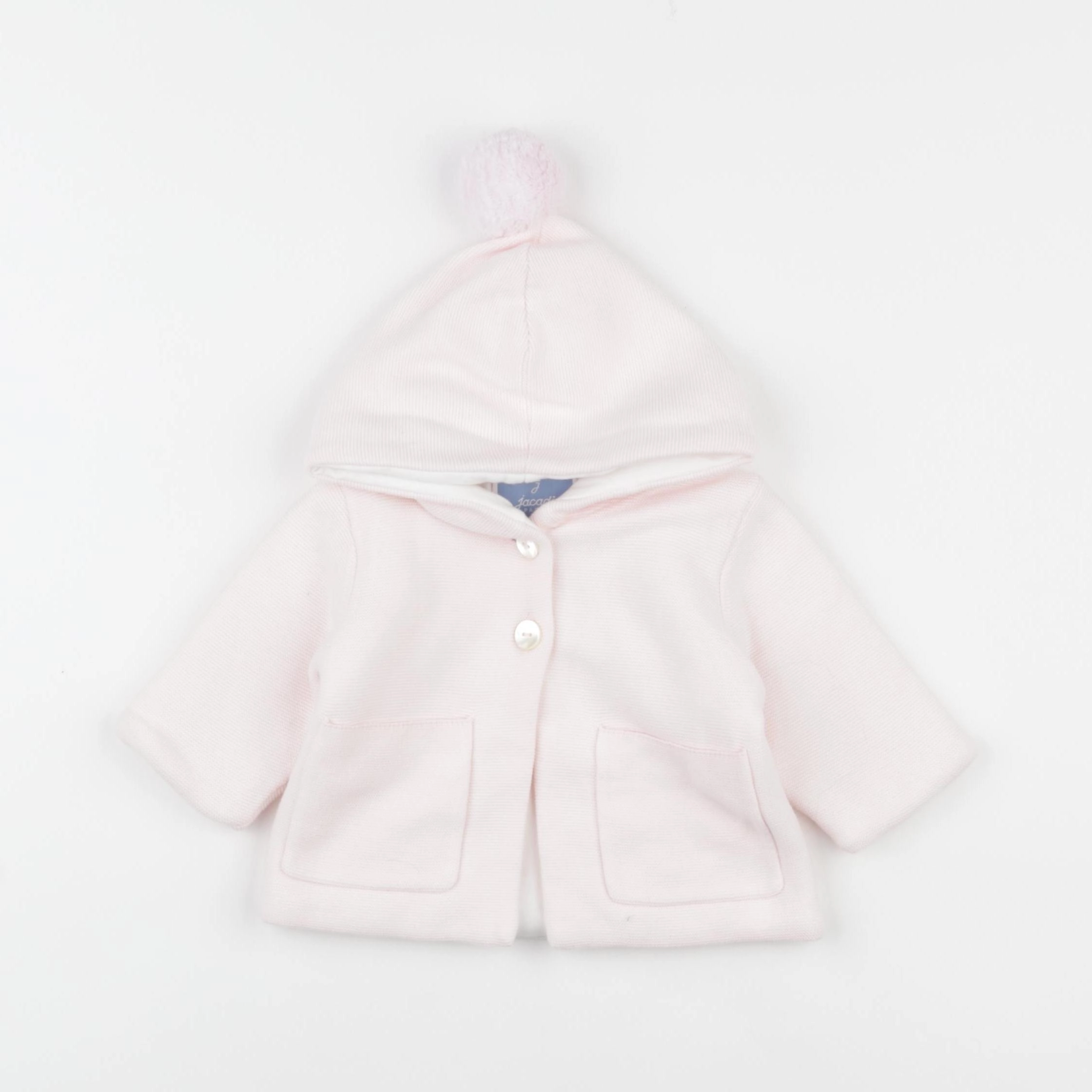 Jacadi - veste doublé rose - 3 mois
