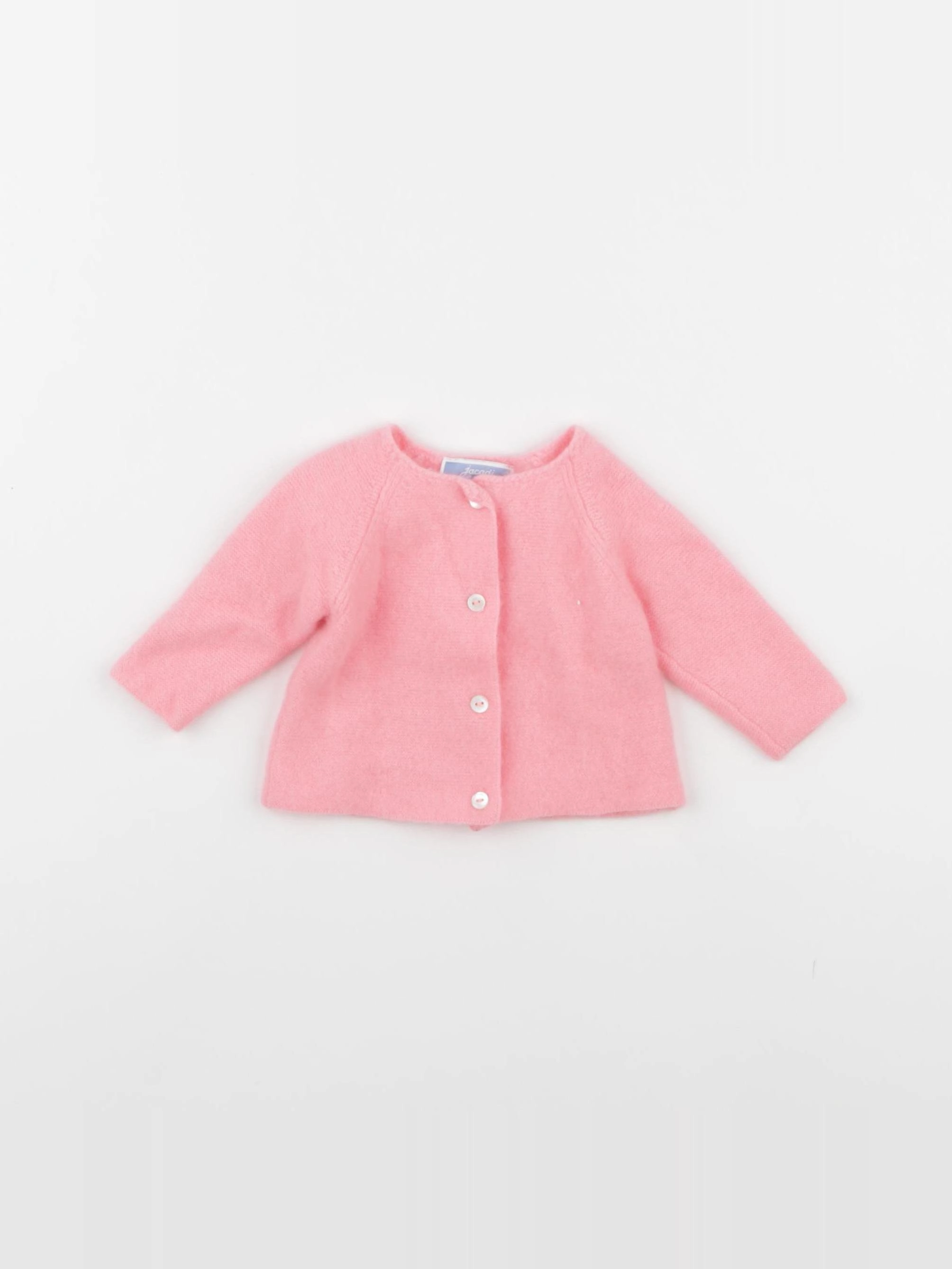 Jacadi - gilet rose - 3 mois
