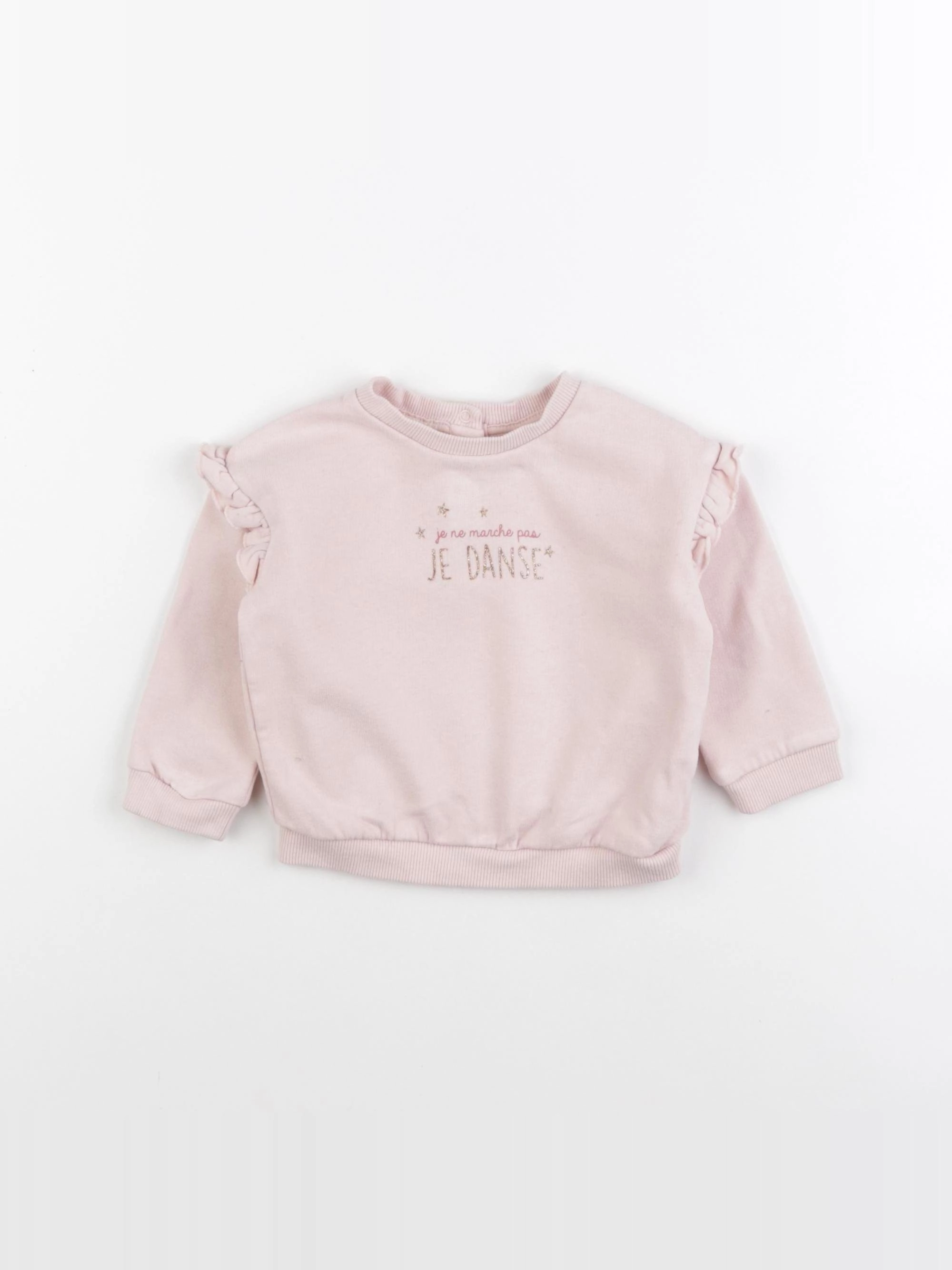 Tape à l'oeil - sweat rose - 9 mois