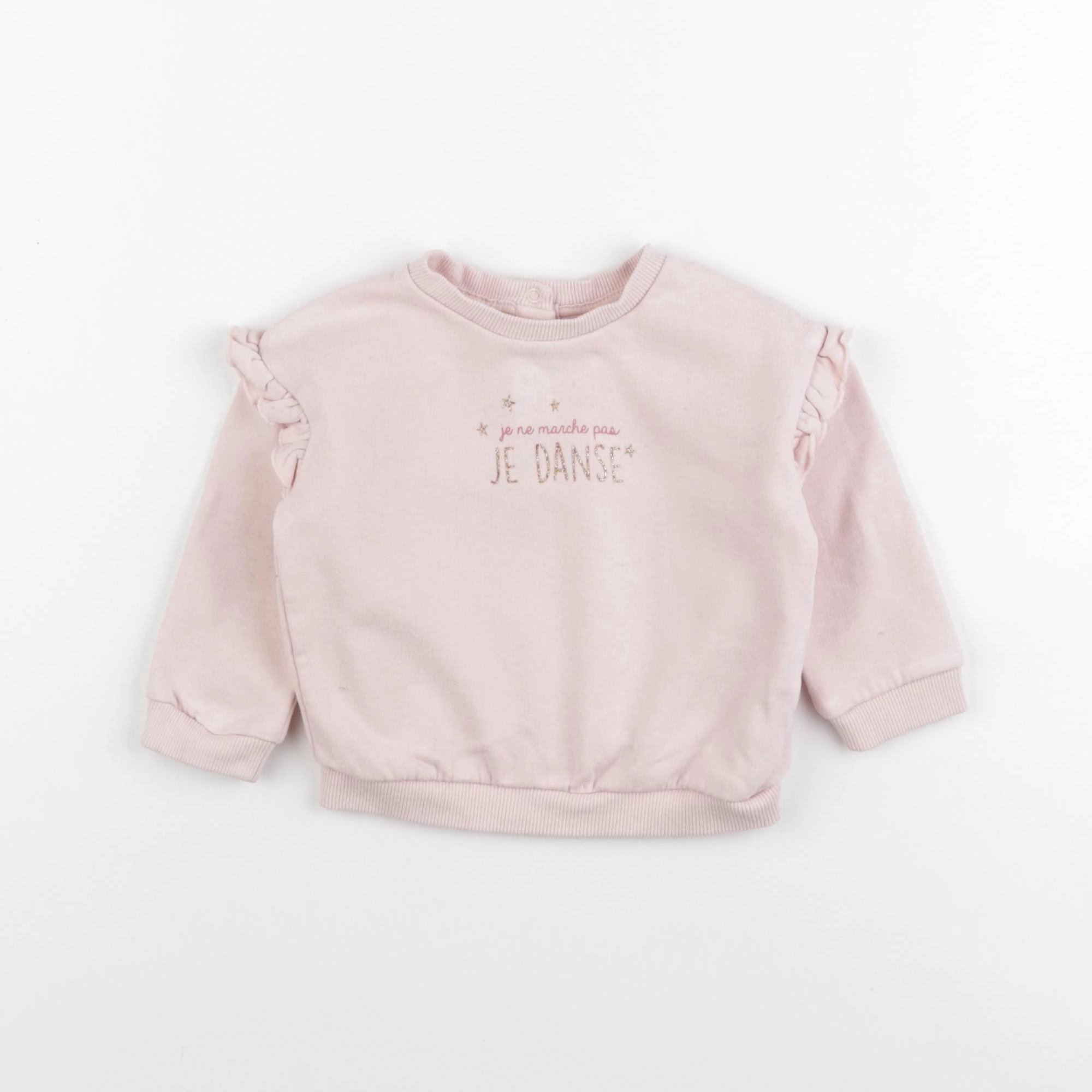 Tape à l'oeil - sweat rose - 9 mois