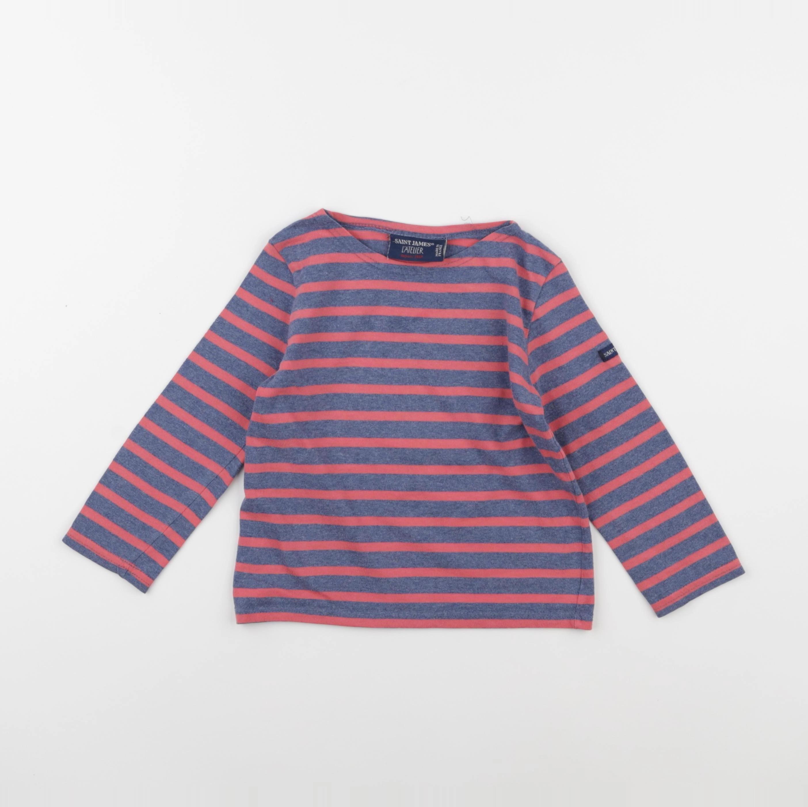 Saint James - tee-shirt bleu - 4 ans