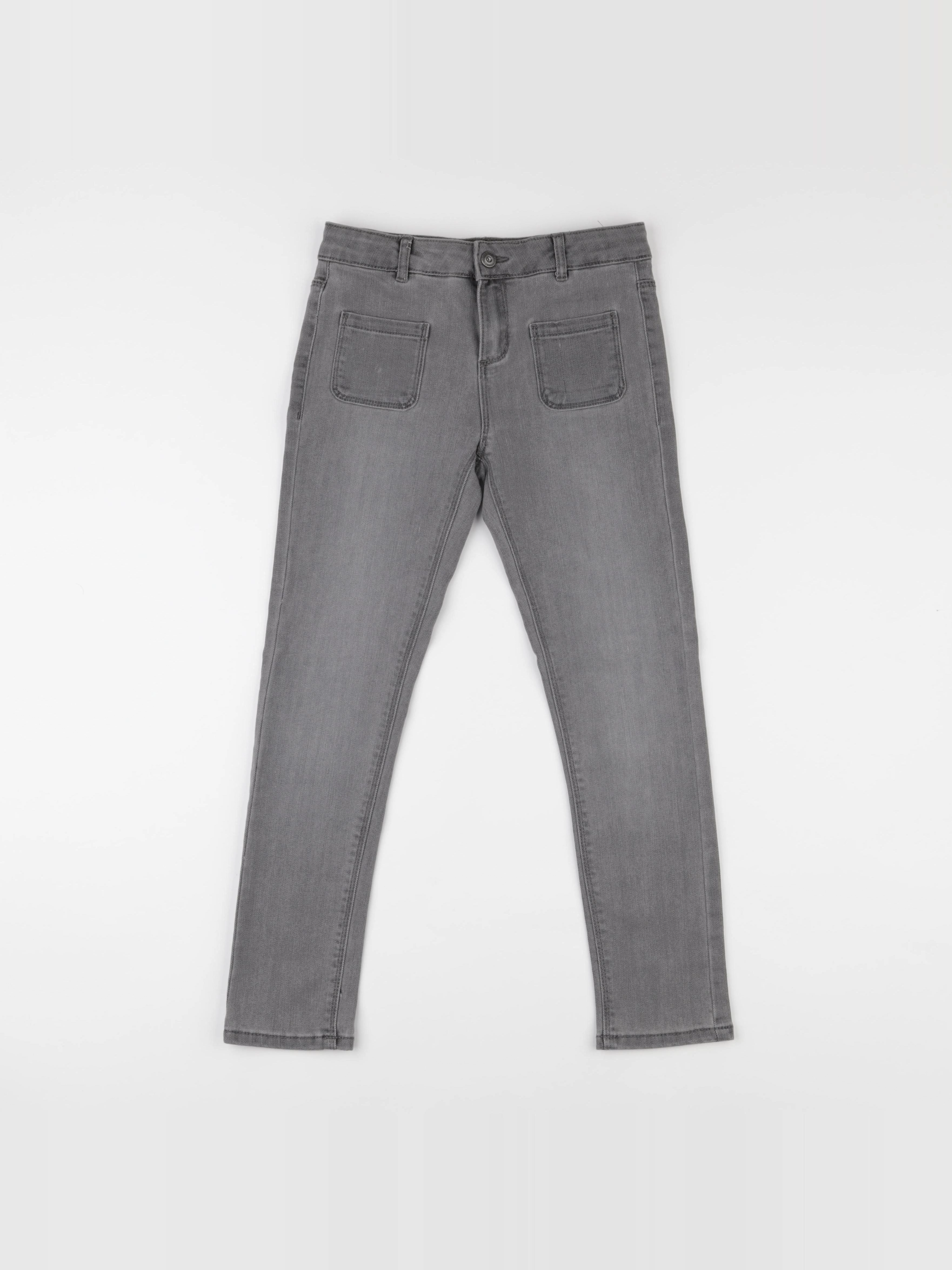 Vertbaudet - jean gris - 9 ans