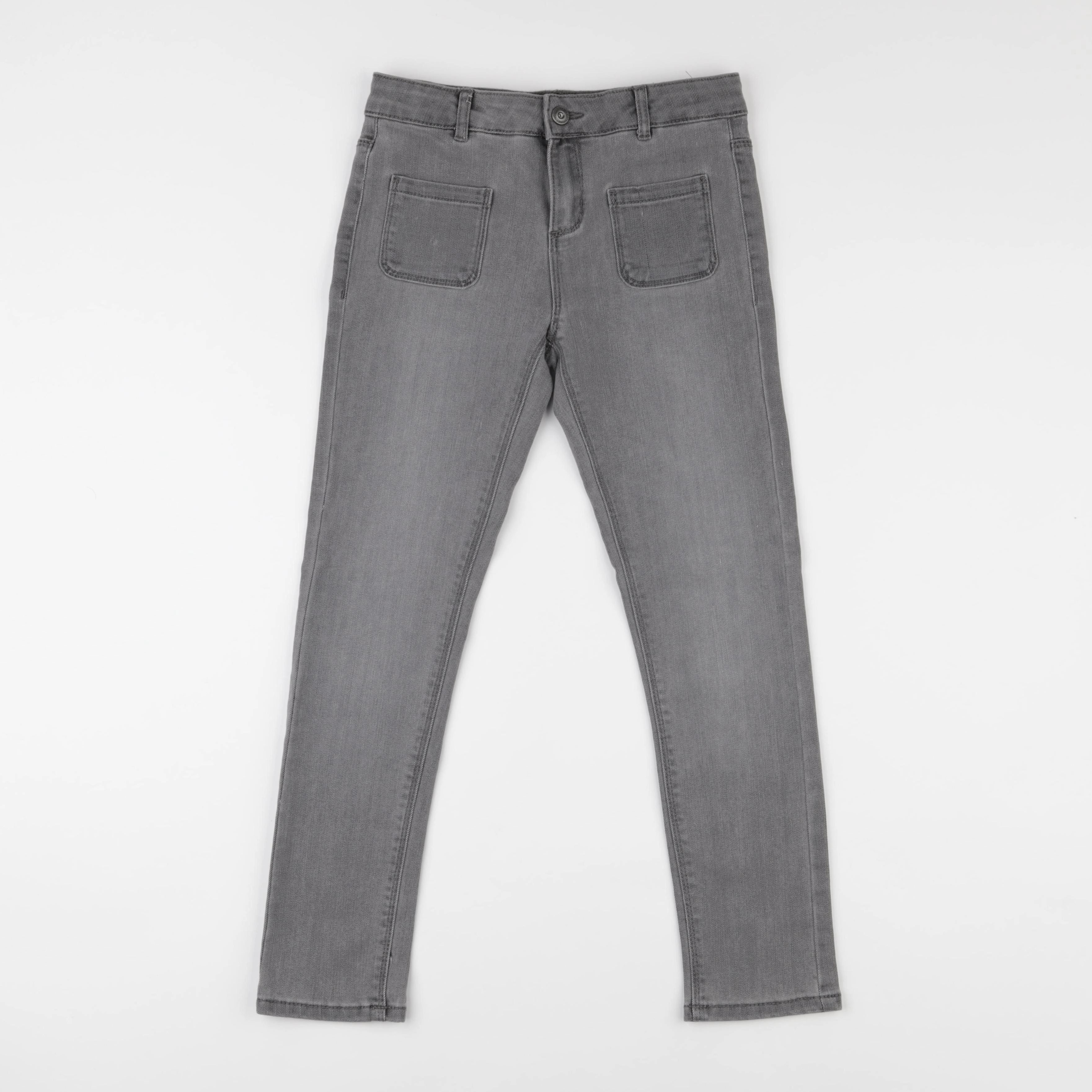 Vertbaudet - jean gris - 9 ans