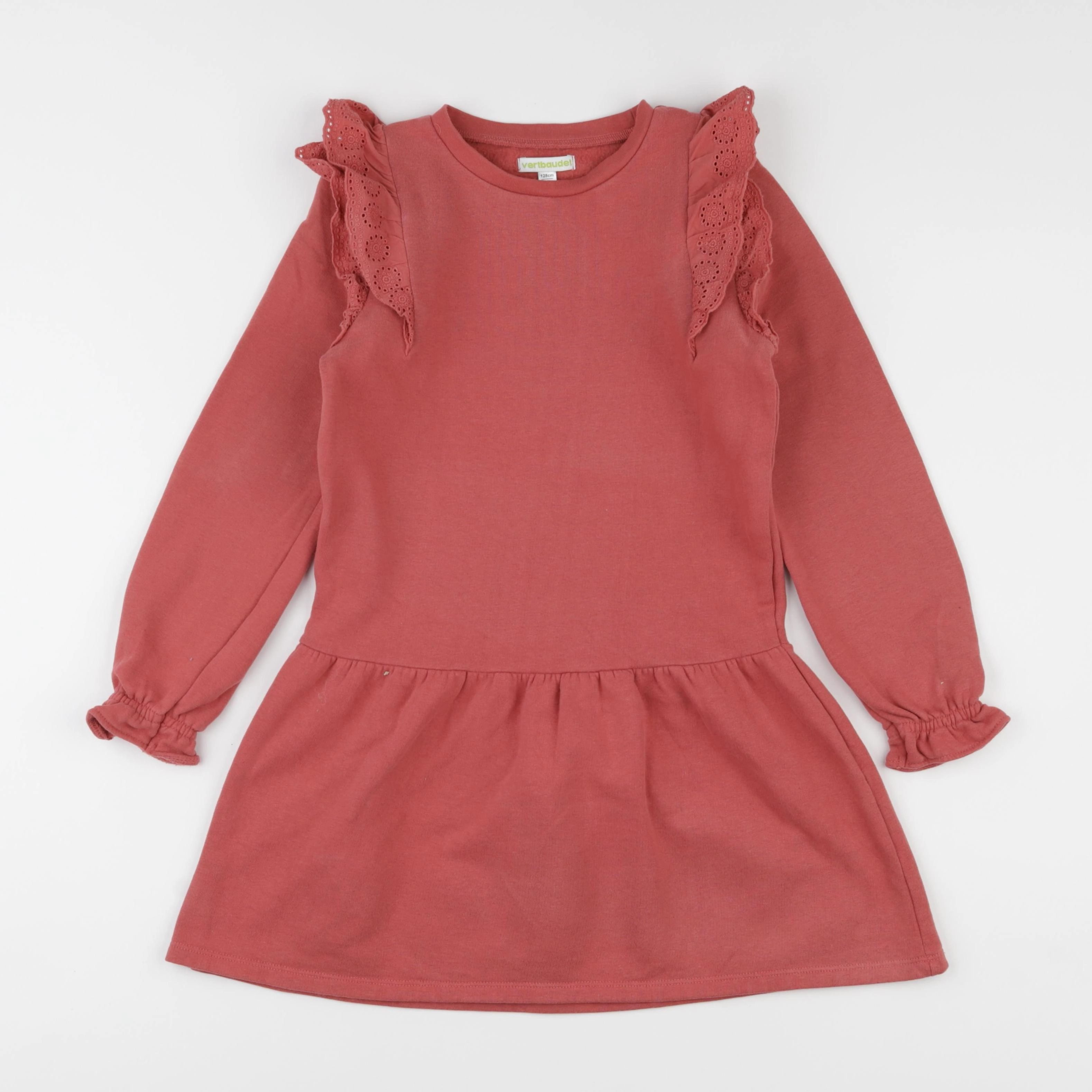 Vertbaudet - robe rose - 8 ans