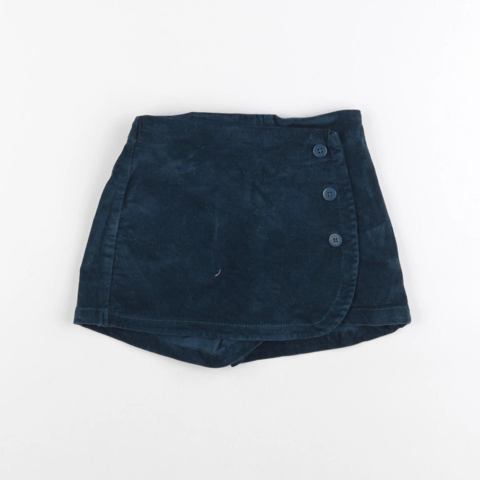 Okaidi - jupe short vert - 3 ans