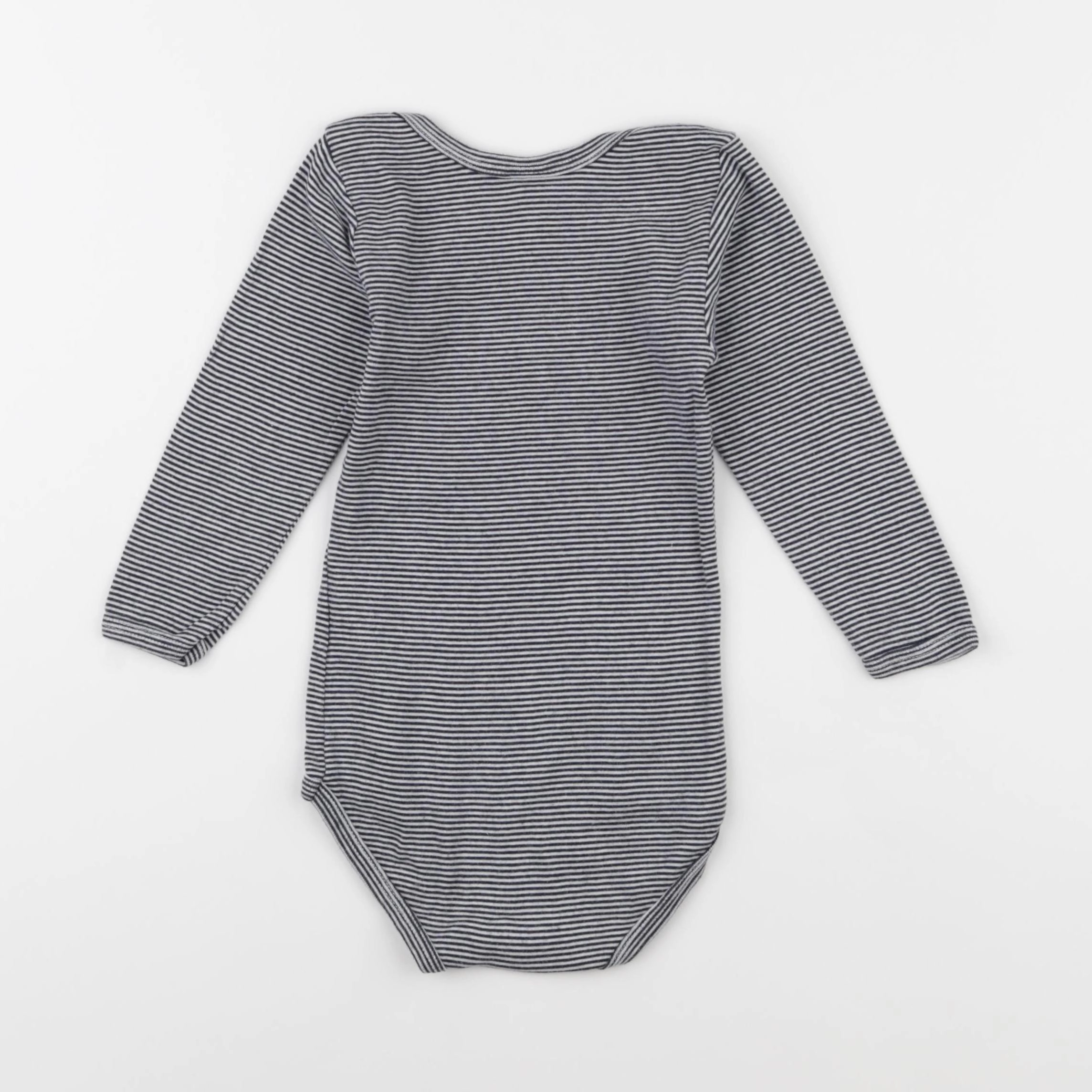 Petit Bateau - body bleu - 36 mois