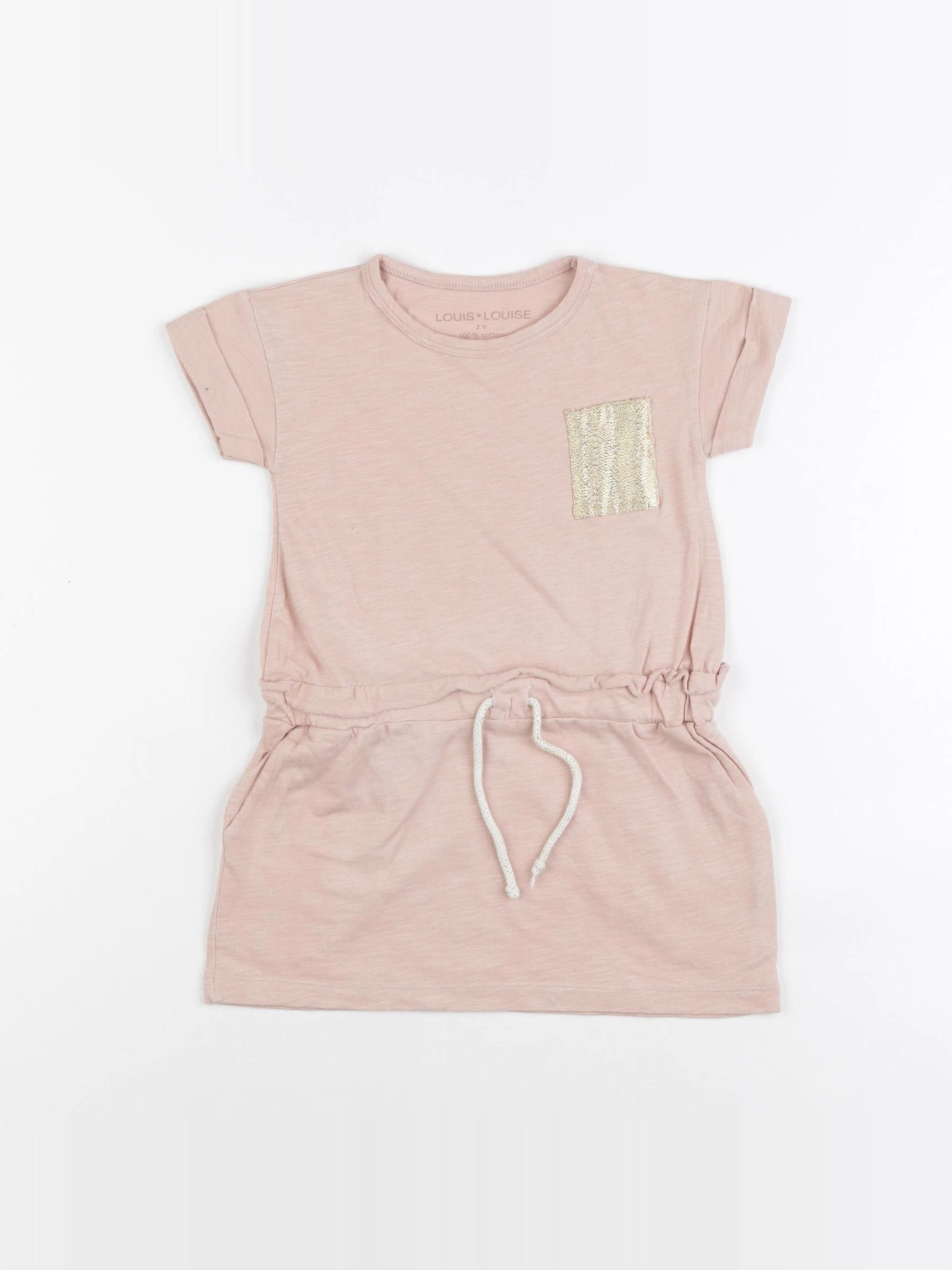 Louis Louise - robe rose - 2 ans