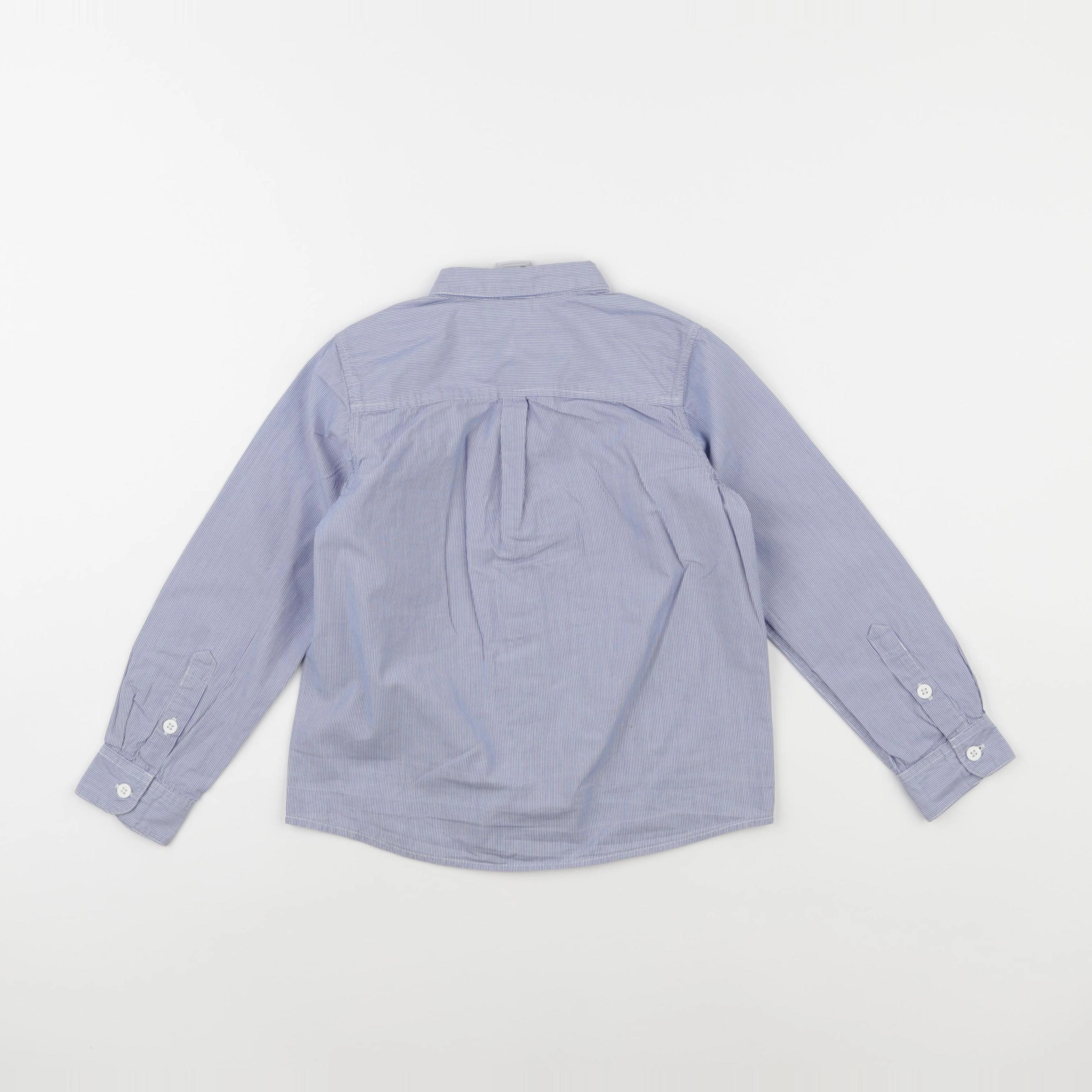 Petit Bateau - chemise bleu - 5 ans