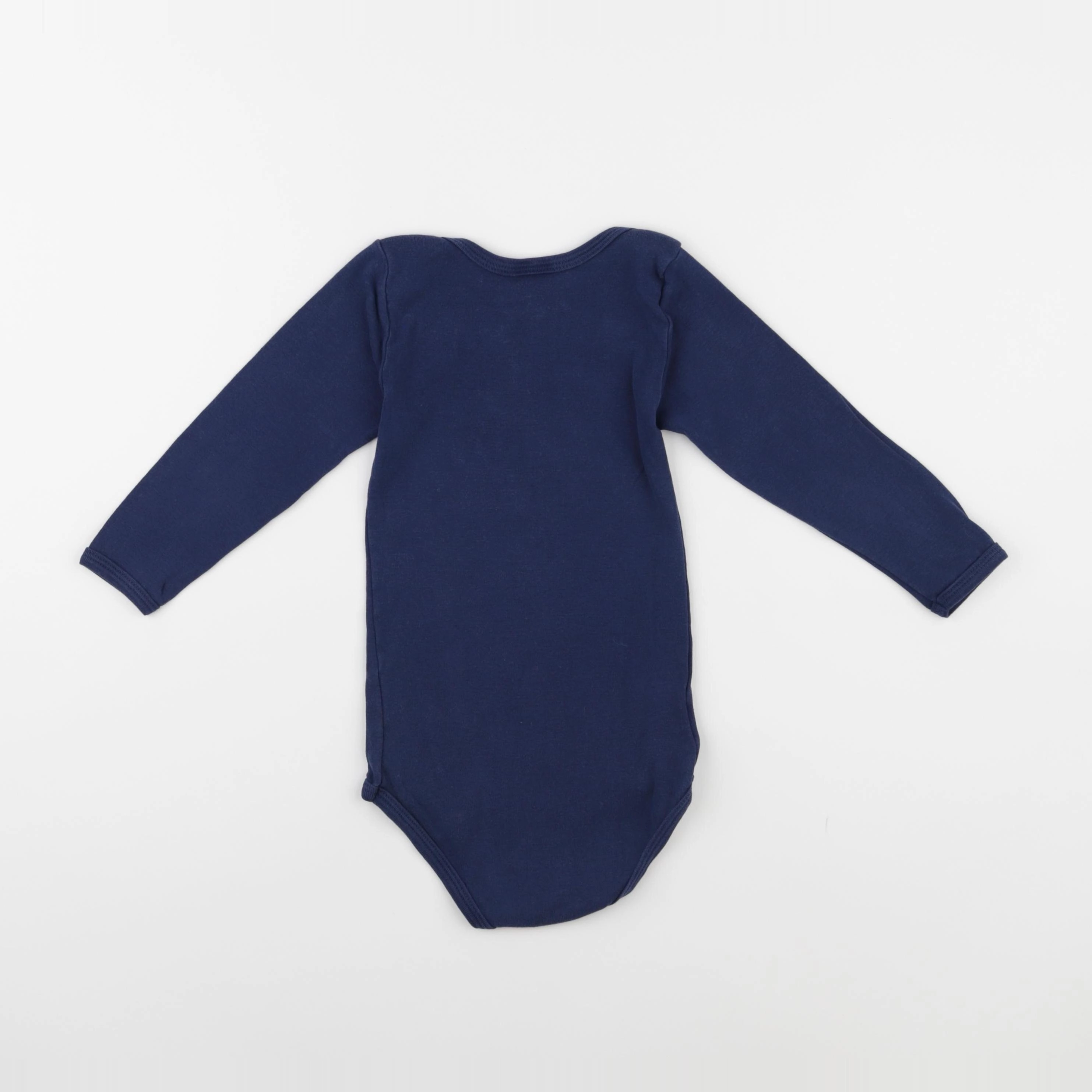 Petit Bateau - body bleu - 36 mois