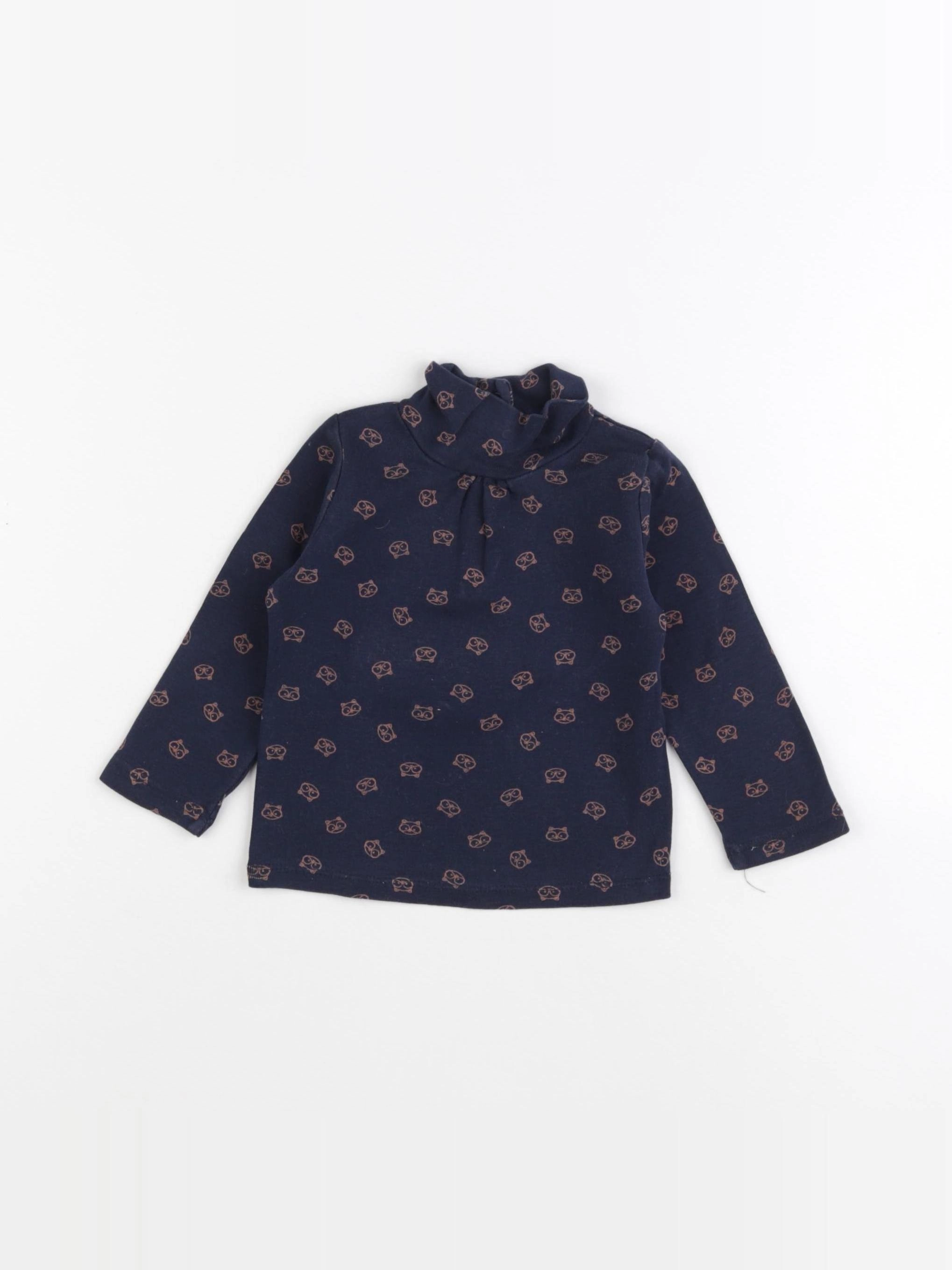 Boutchou - sous-pull bleu - 12 mois