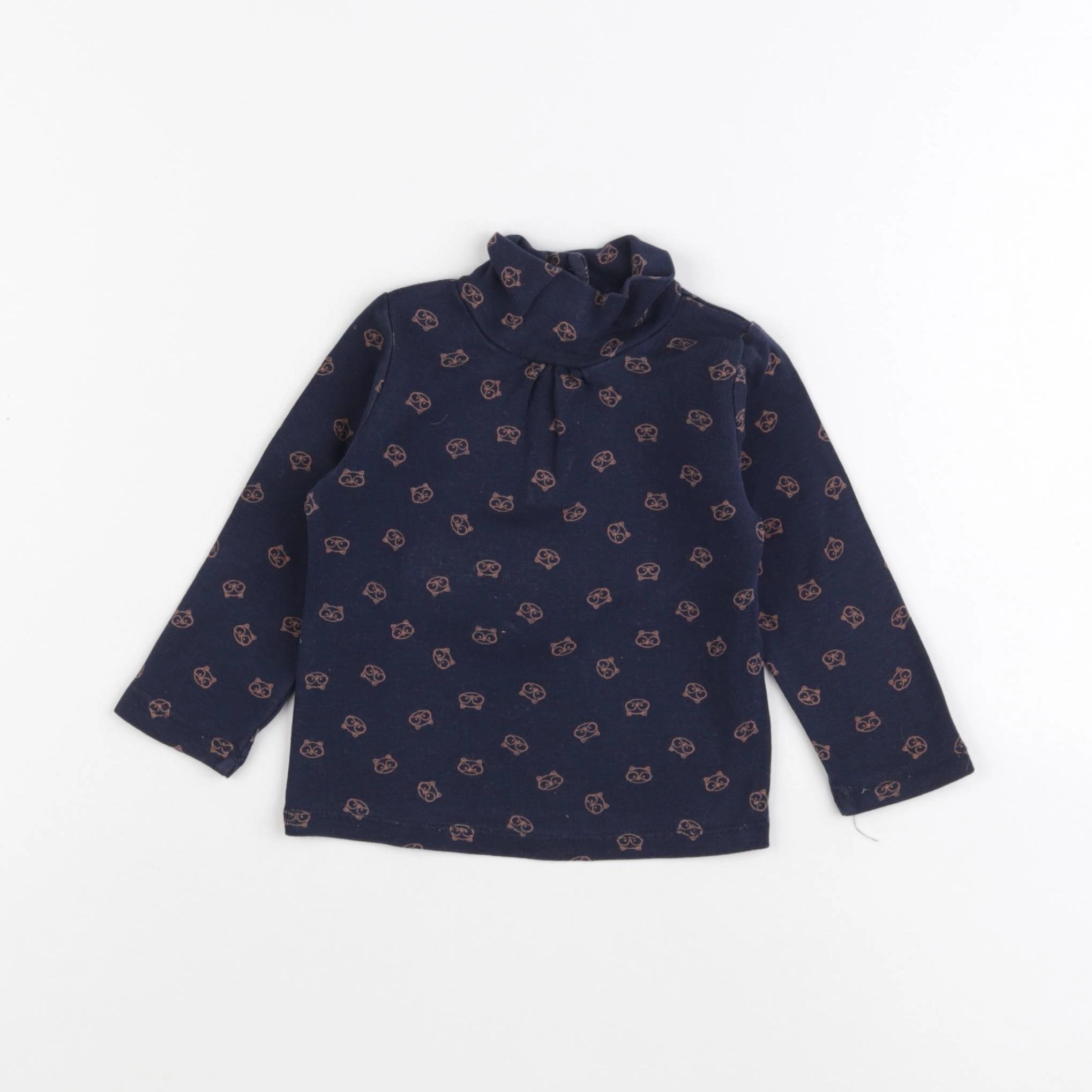 Boutchou - sous-pull bleu - 12 mois