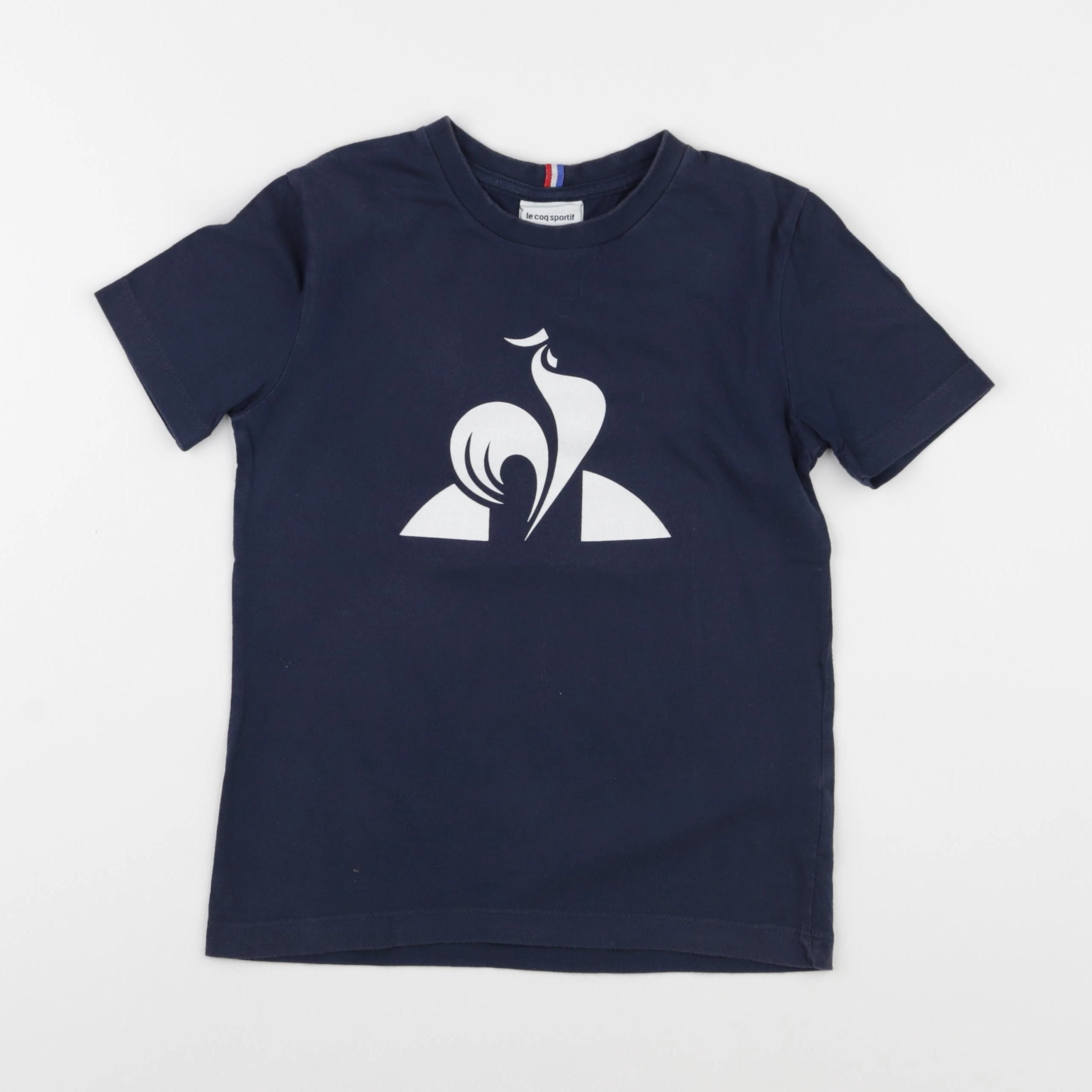 Le Coq Sportif - tee-shirt bleu - 8 ans