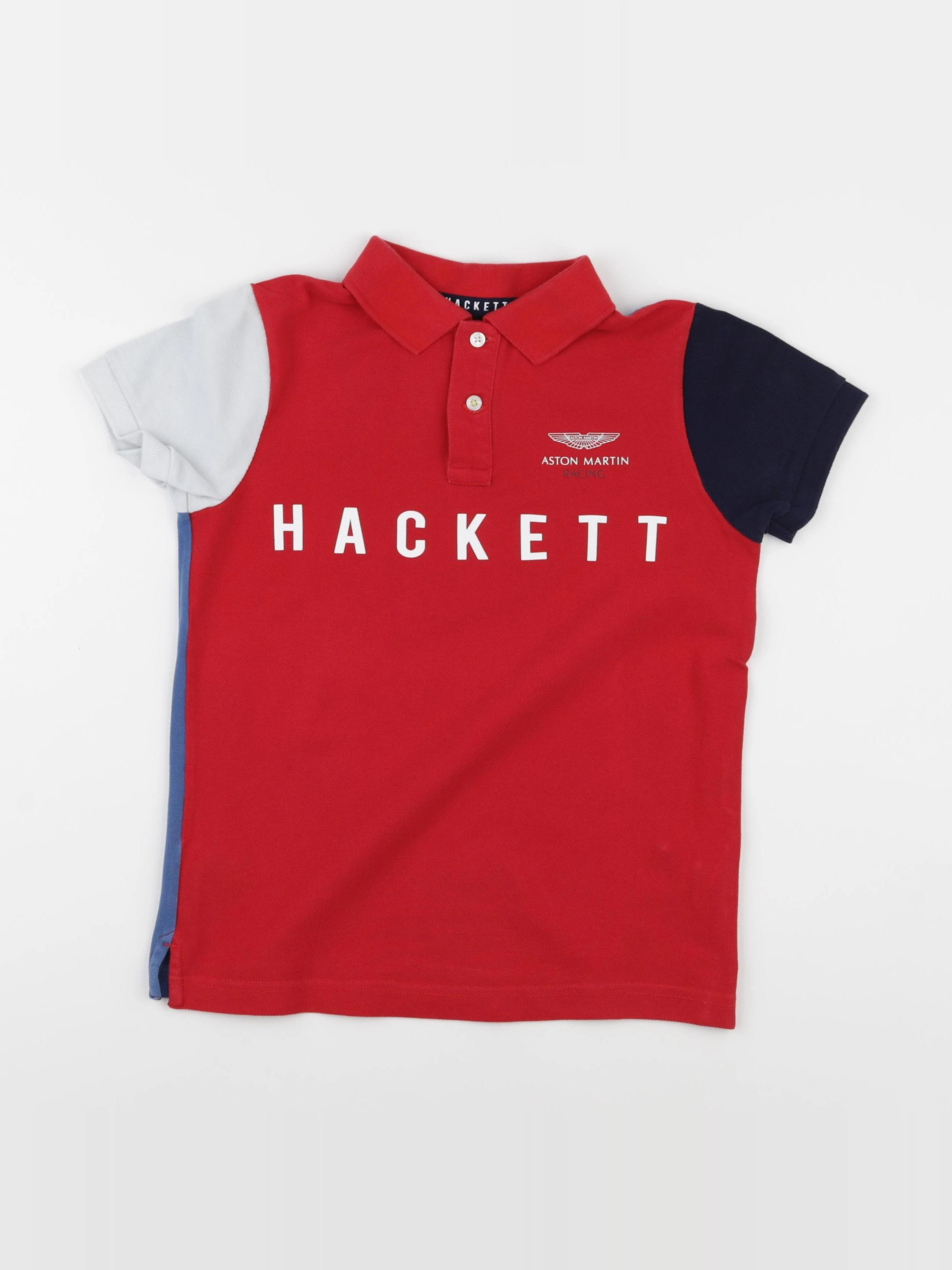 Hackett London - polo rouge - 7/8 ans