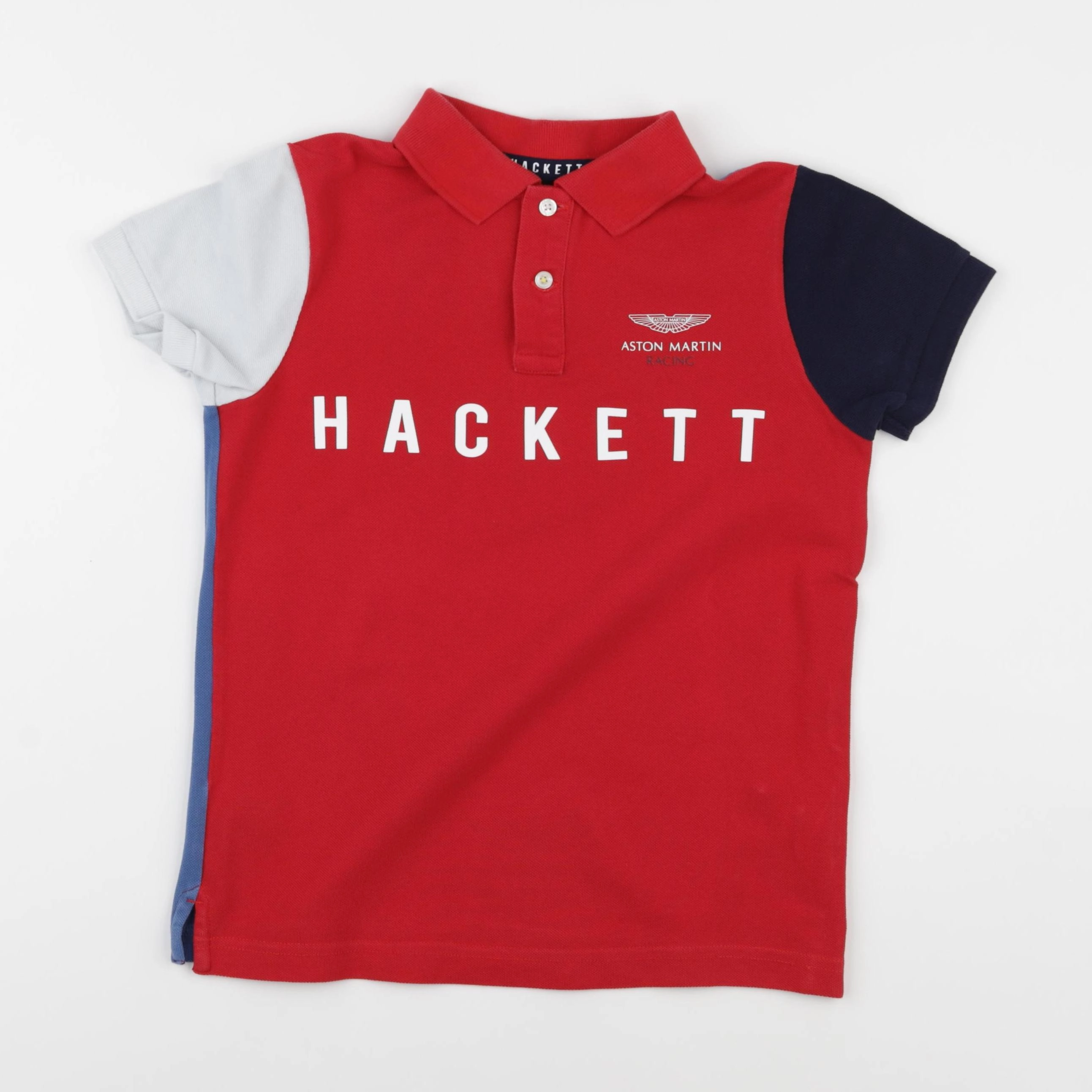Hackett London - polo rouge - 7/8 ans