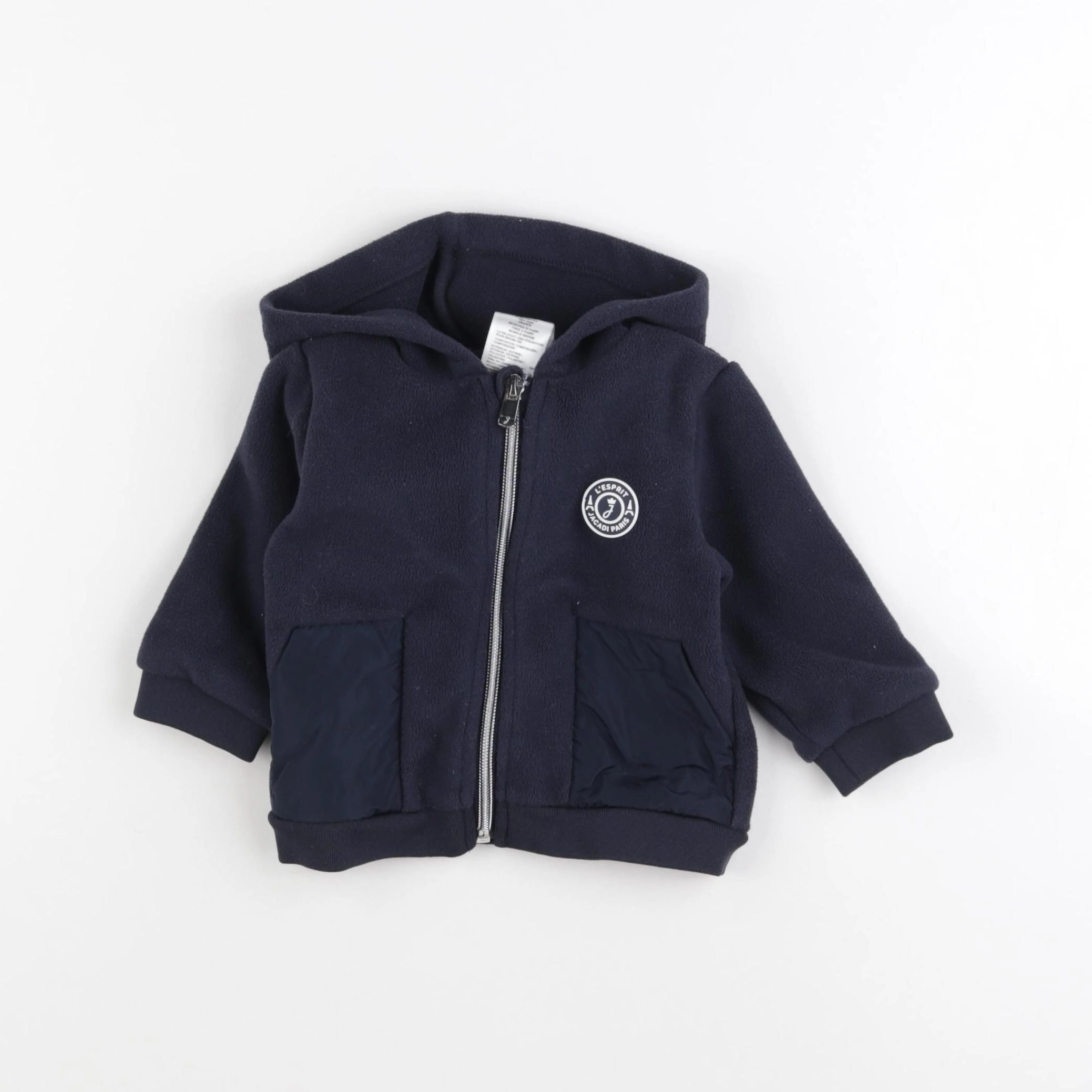 Jacadi - sweat bleu - 12 mois