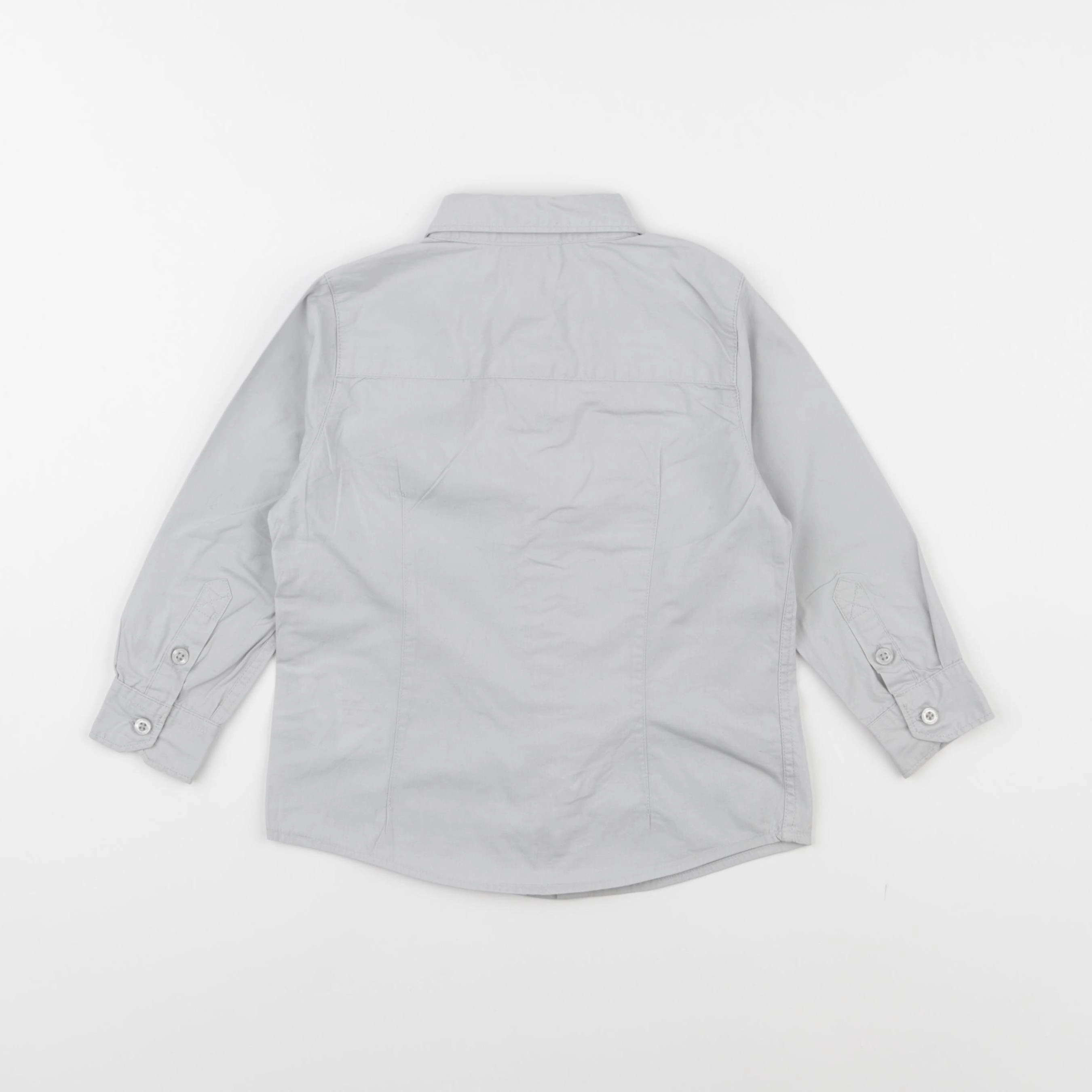 Vertbaudet - chemise gris - 3 ans