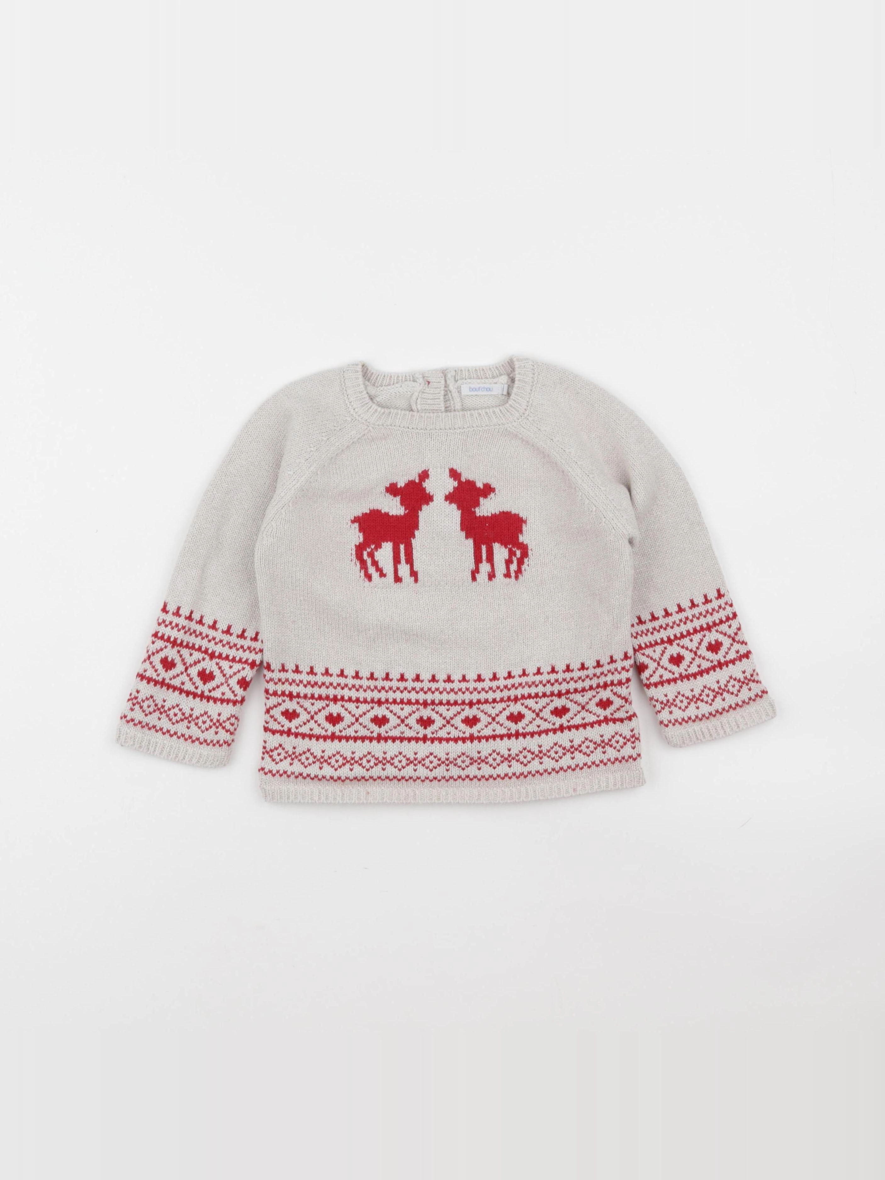 Boutchou - pull beige - 24 mois