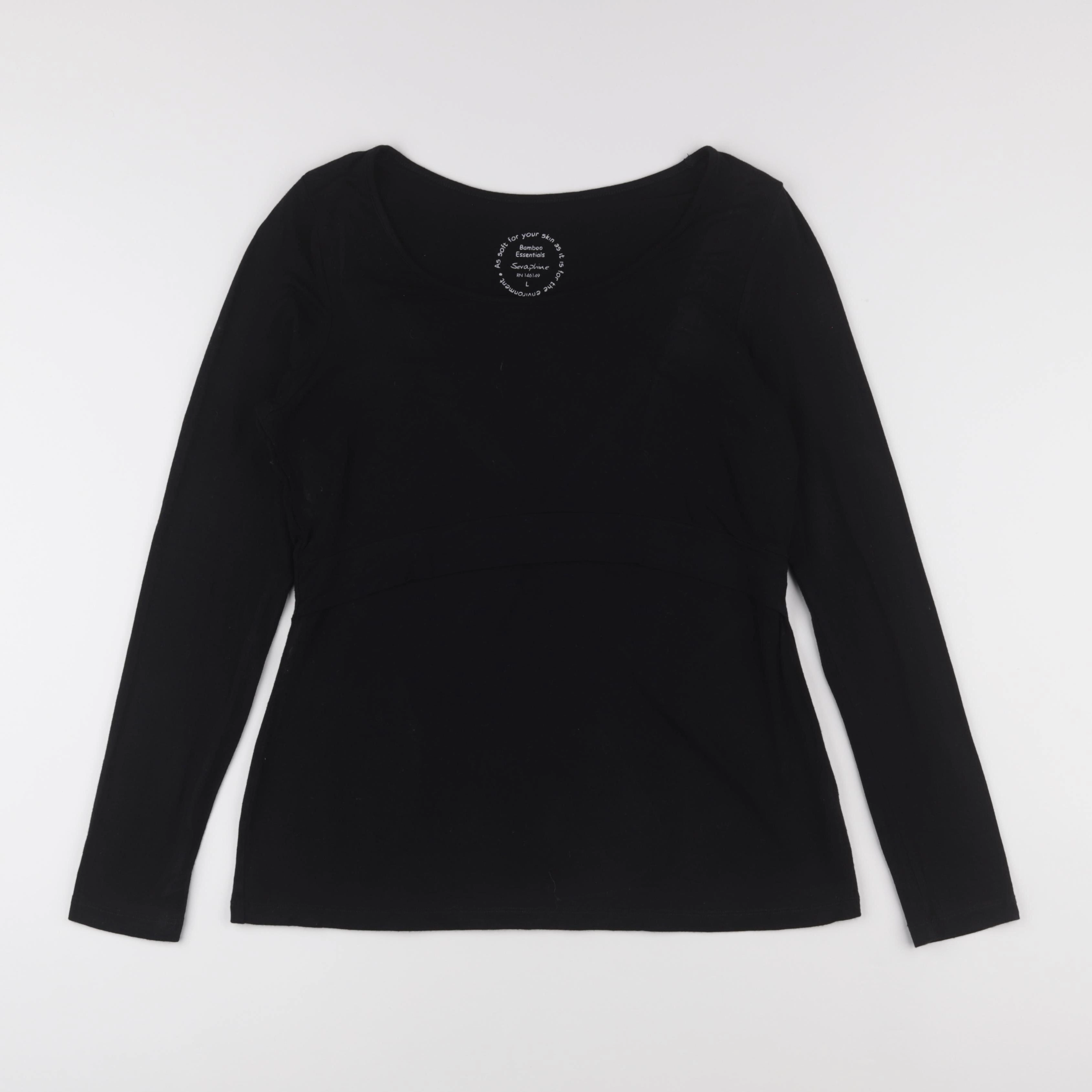 Seraphine - tee-shirt allaitement noir - l