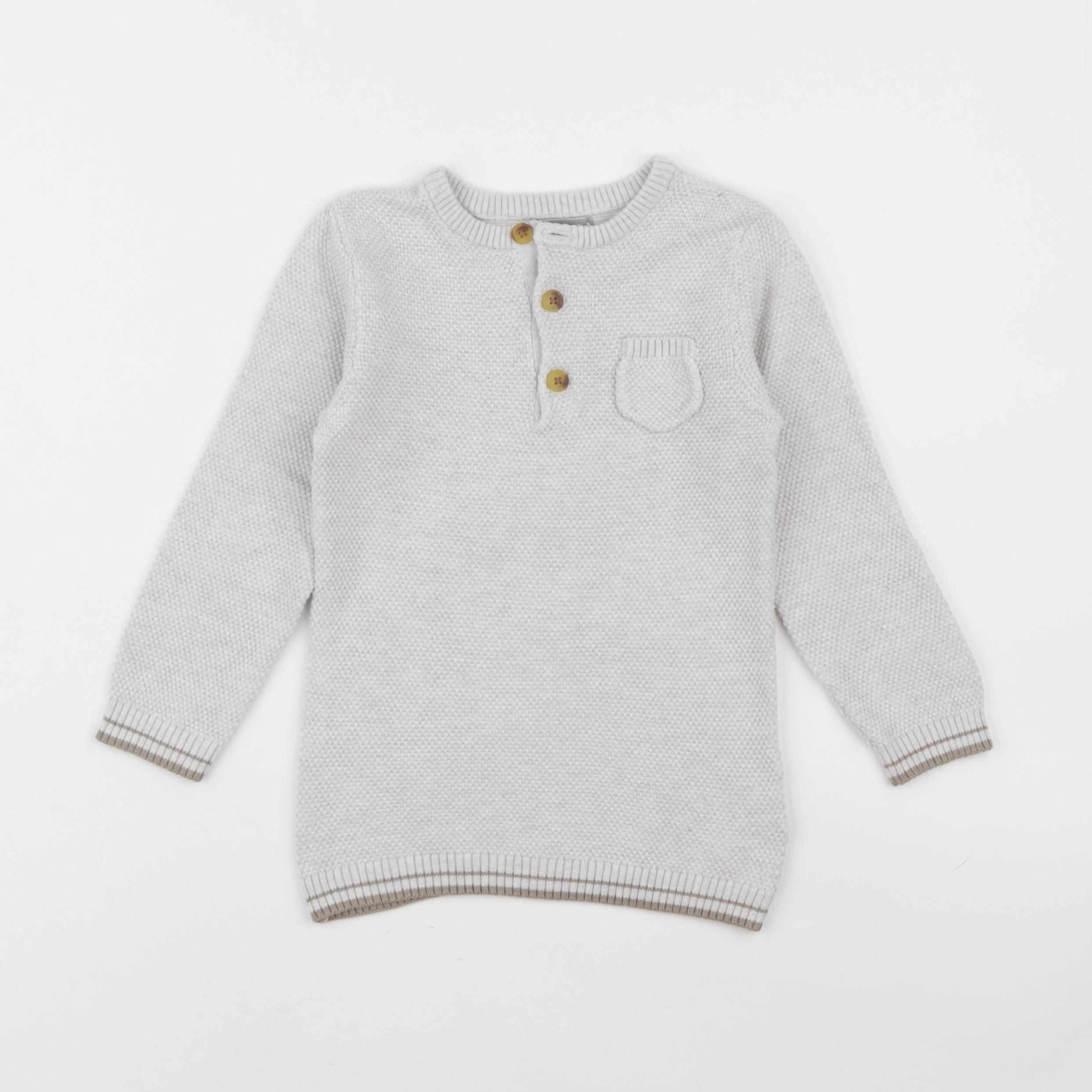 Vertbaudet - robe gris - 4 ans