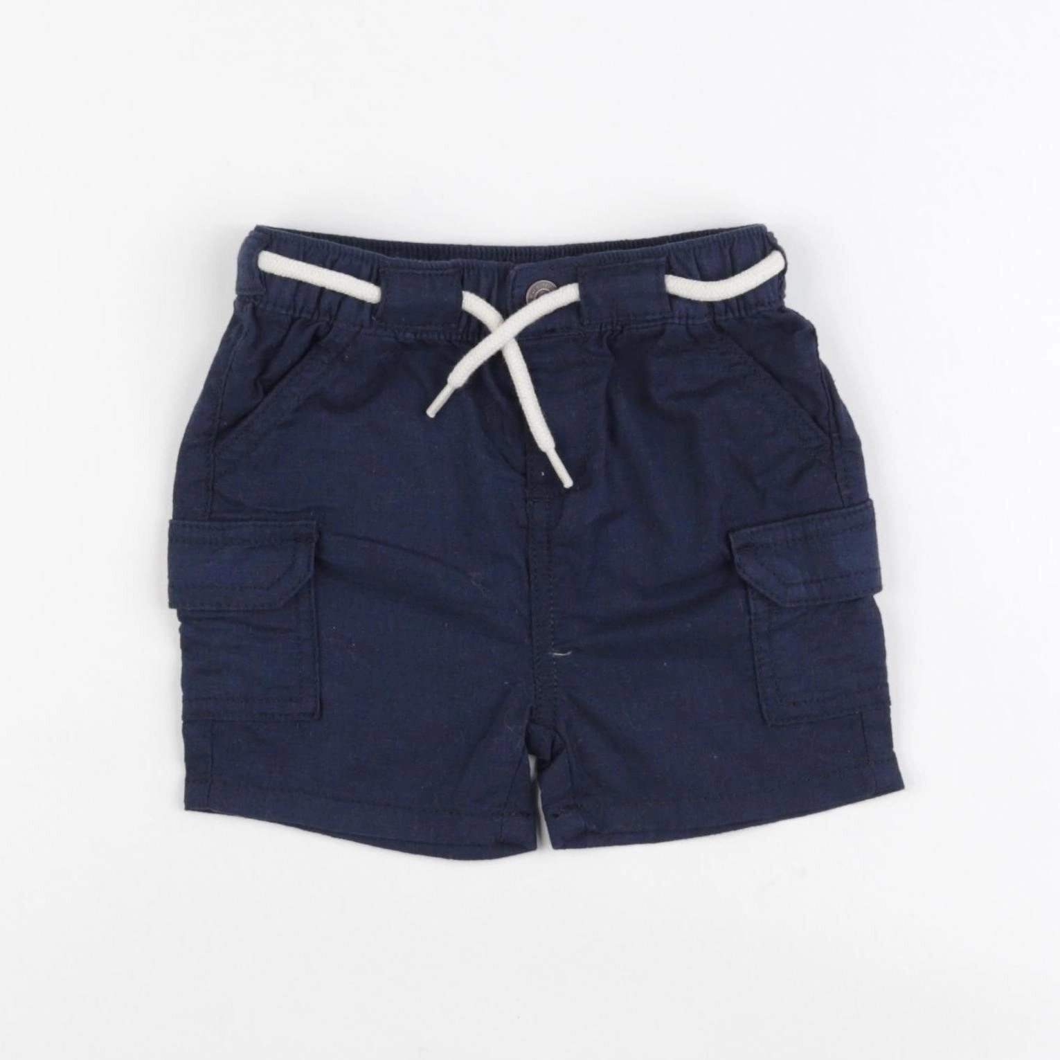 Vertbaudet - short bleu - 12 mois