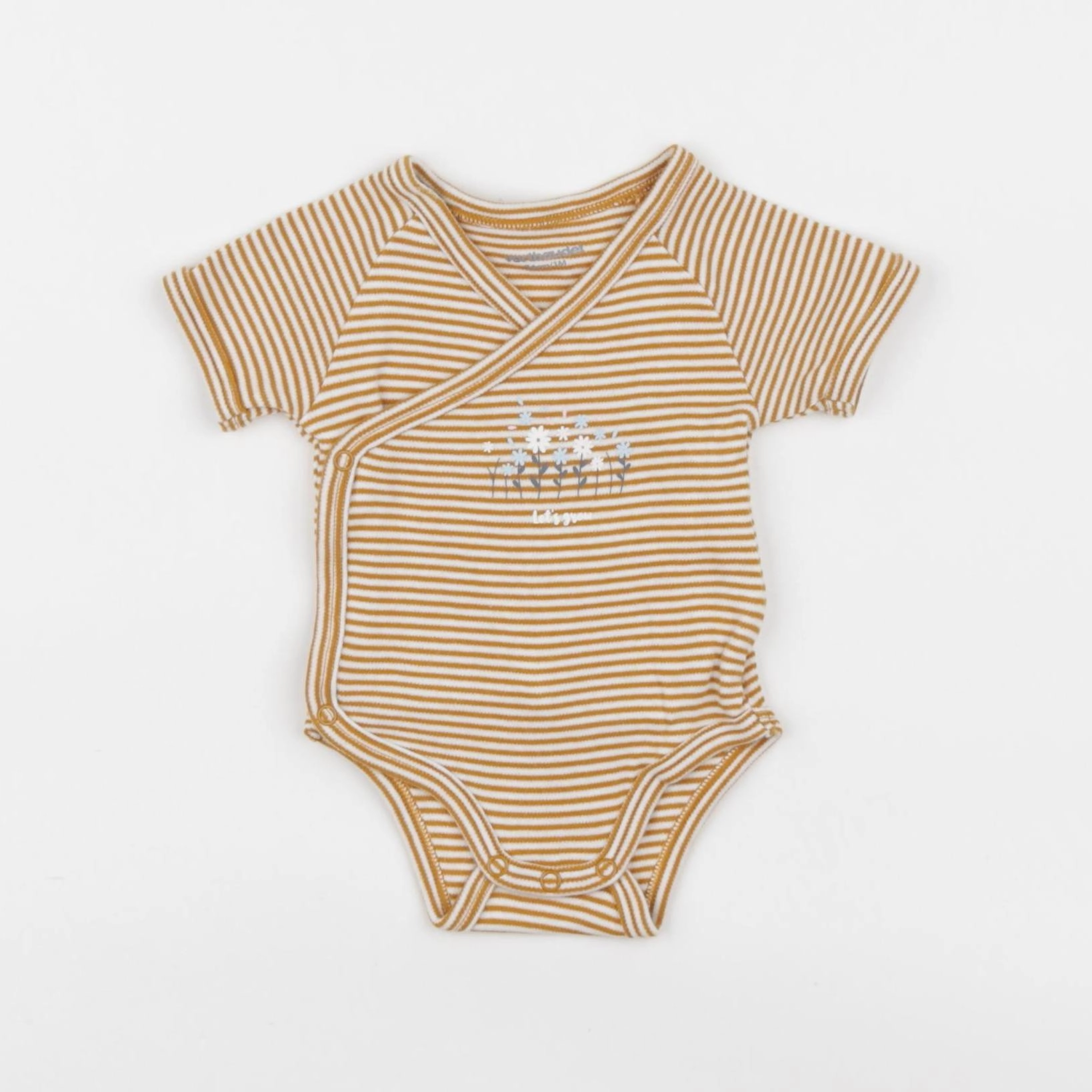 Vertbaudet - body jaune - 1 mois