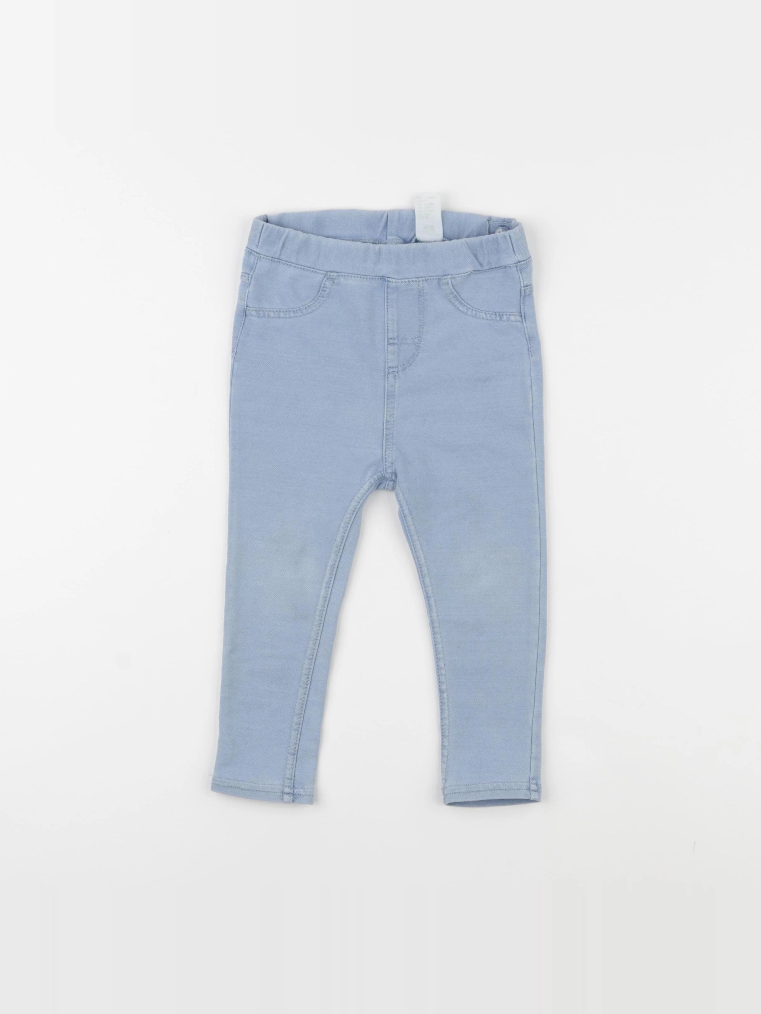 H&M - jegging bleu - 12/18 mois
