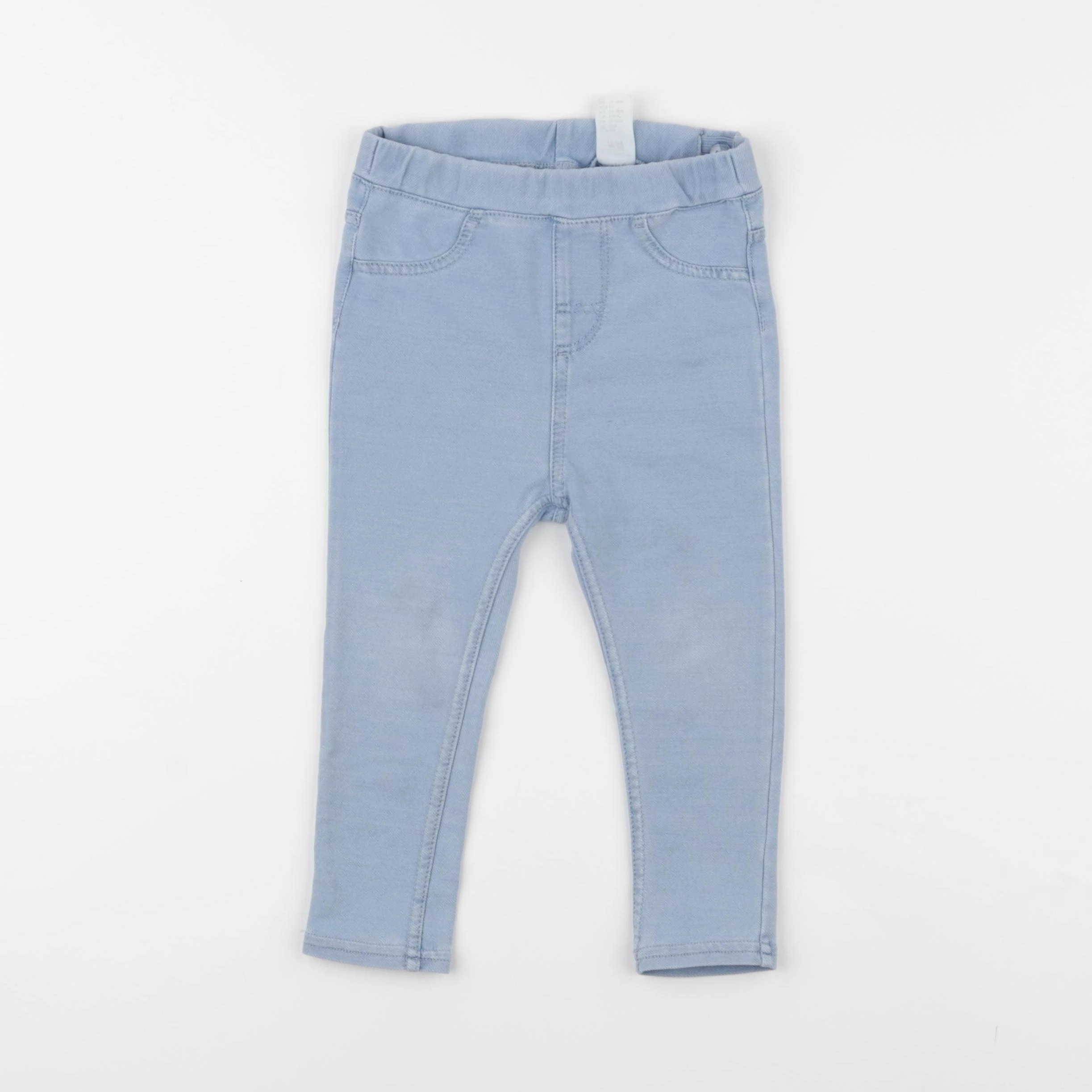 H&M - jegging bleu - 12/18 mois