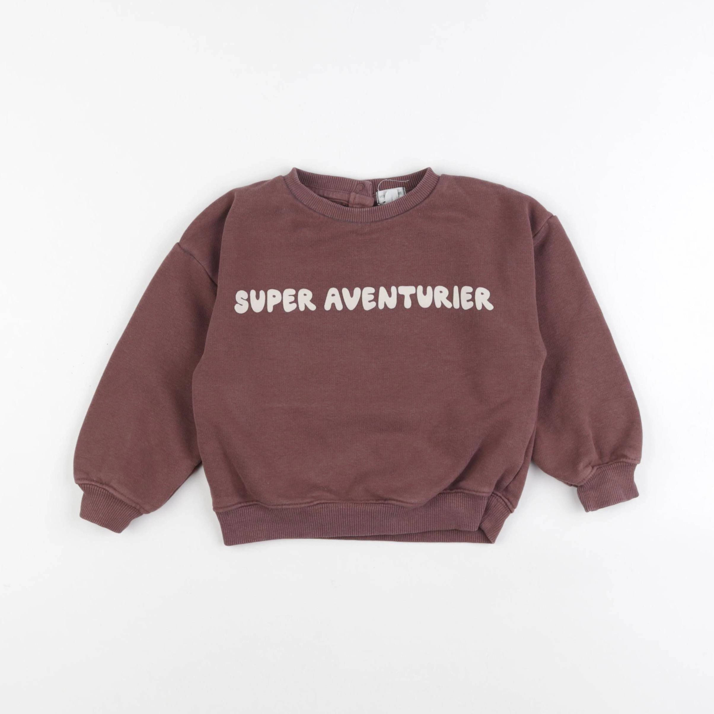 Vertbaudet - sweat marron - 3 ans