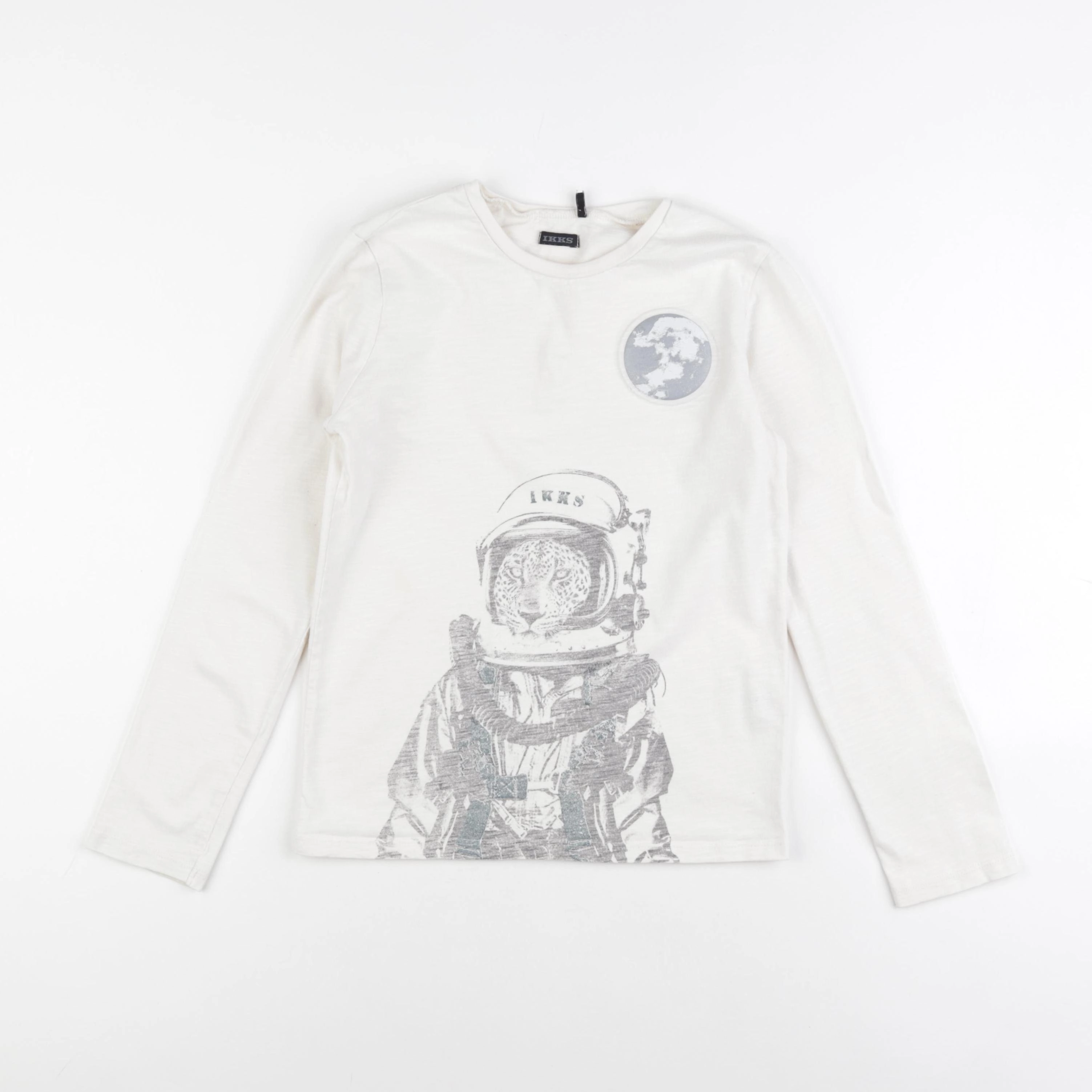 IKKS - tee-shirt blanc - 10 ans