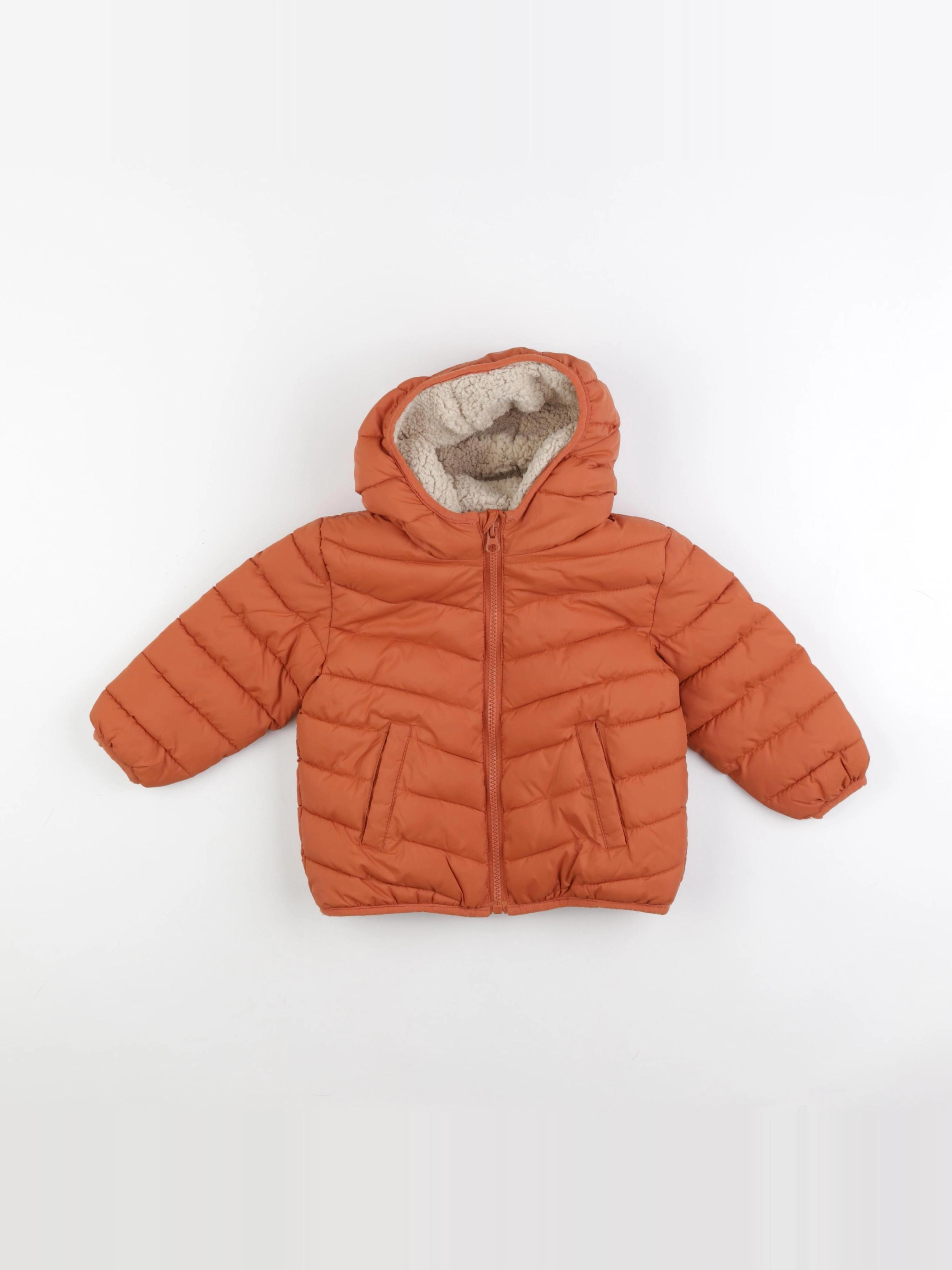 Mango - doudoune orange - 18/24 mois