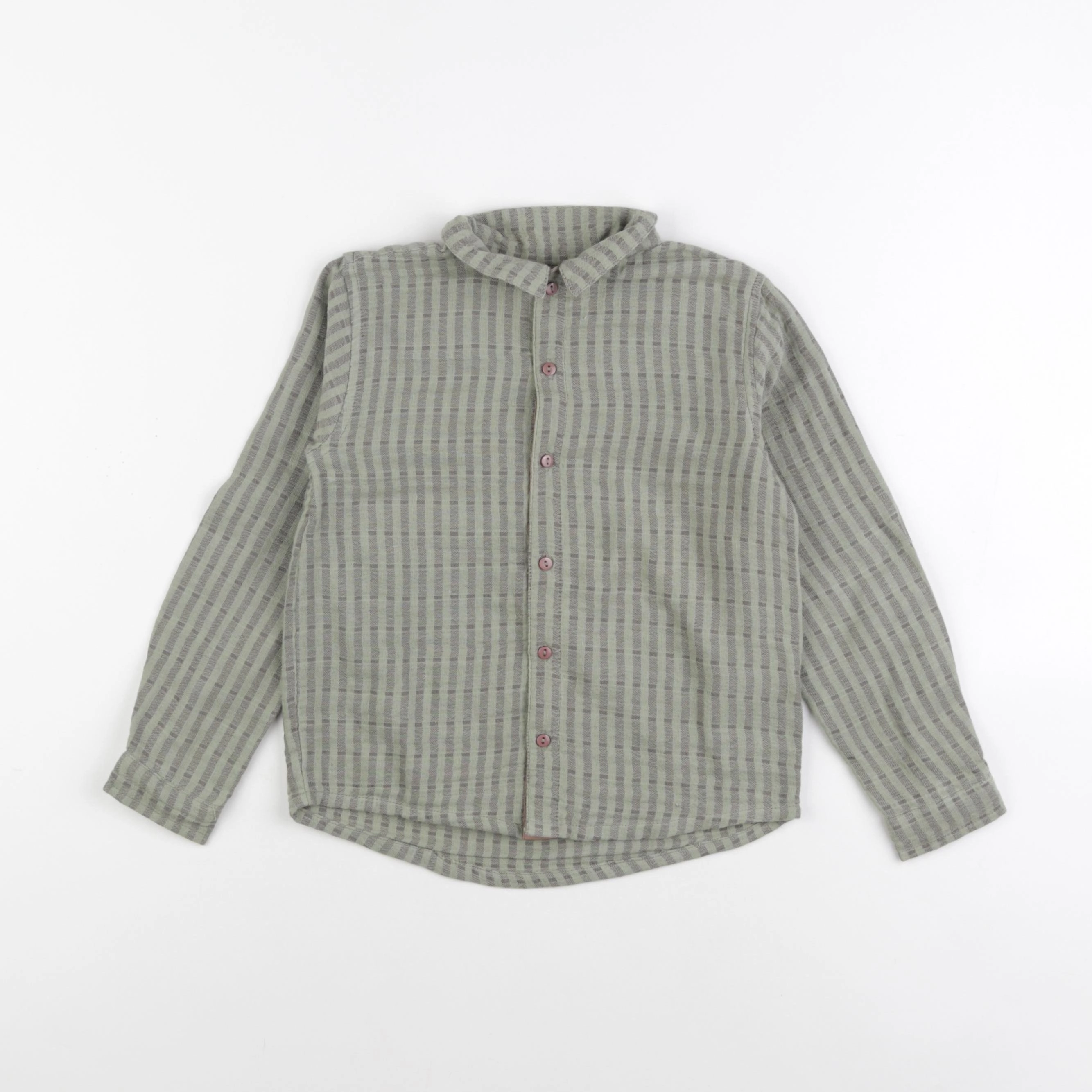Arsène et les pipelettes - chemise vert - 4 ans