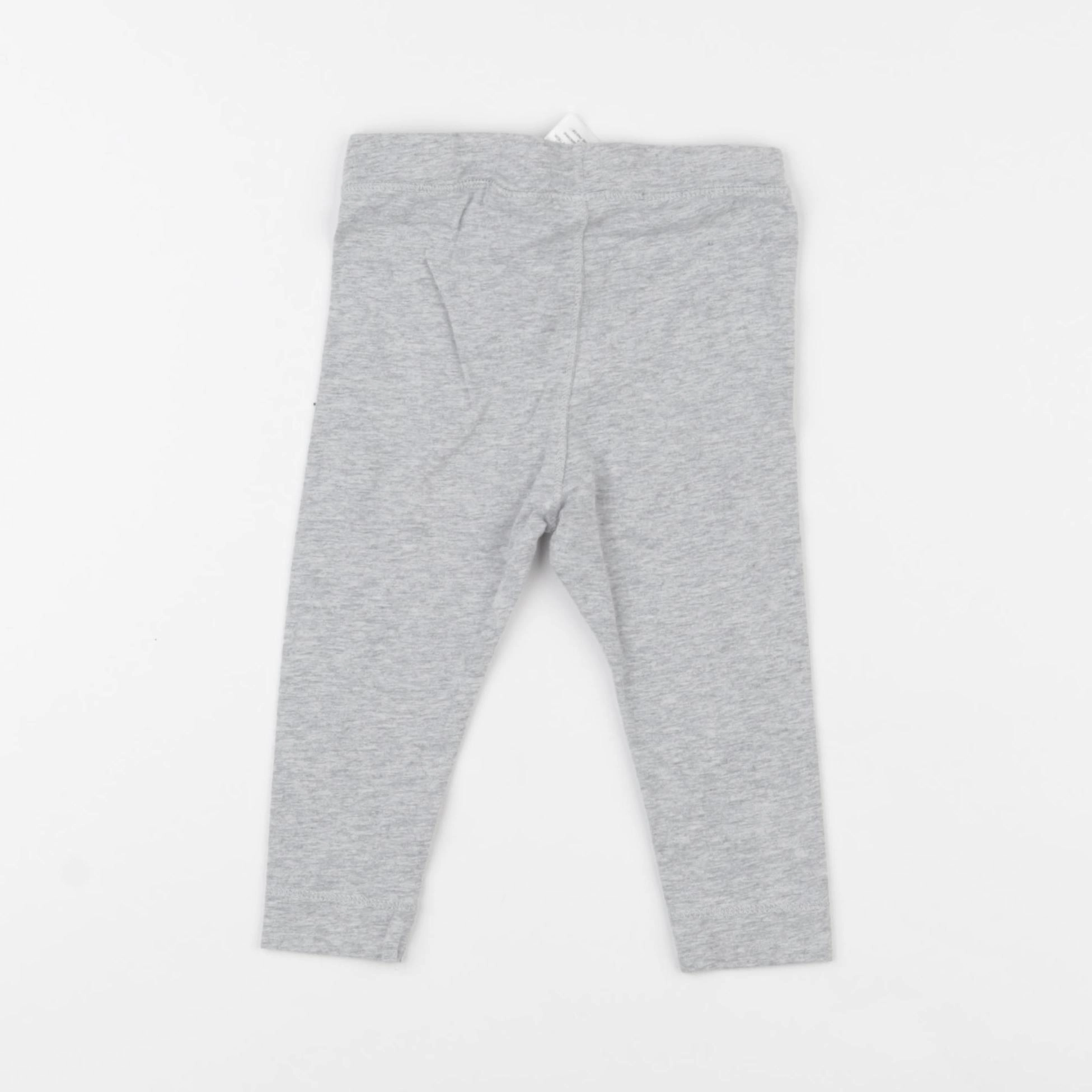 H&M - legging gris - 9 mois
