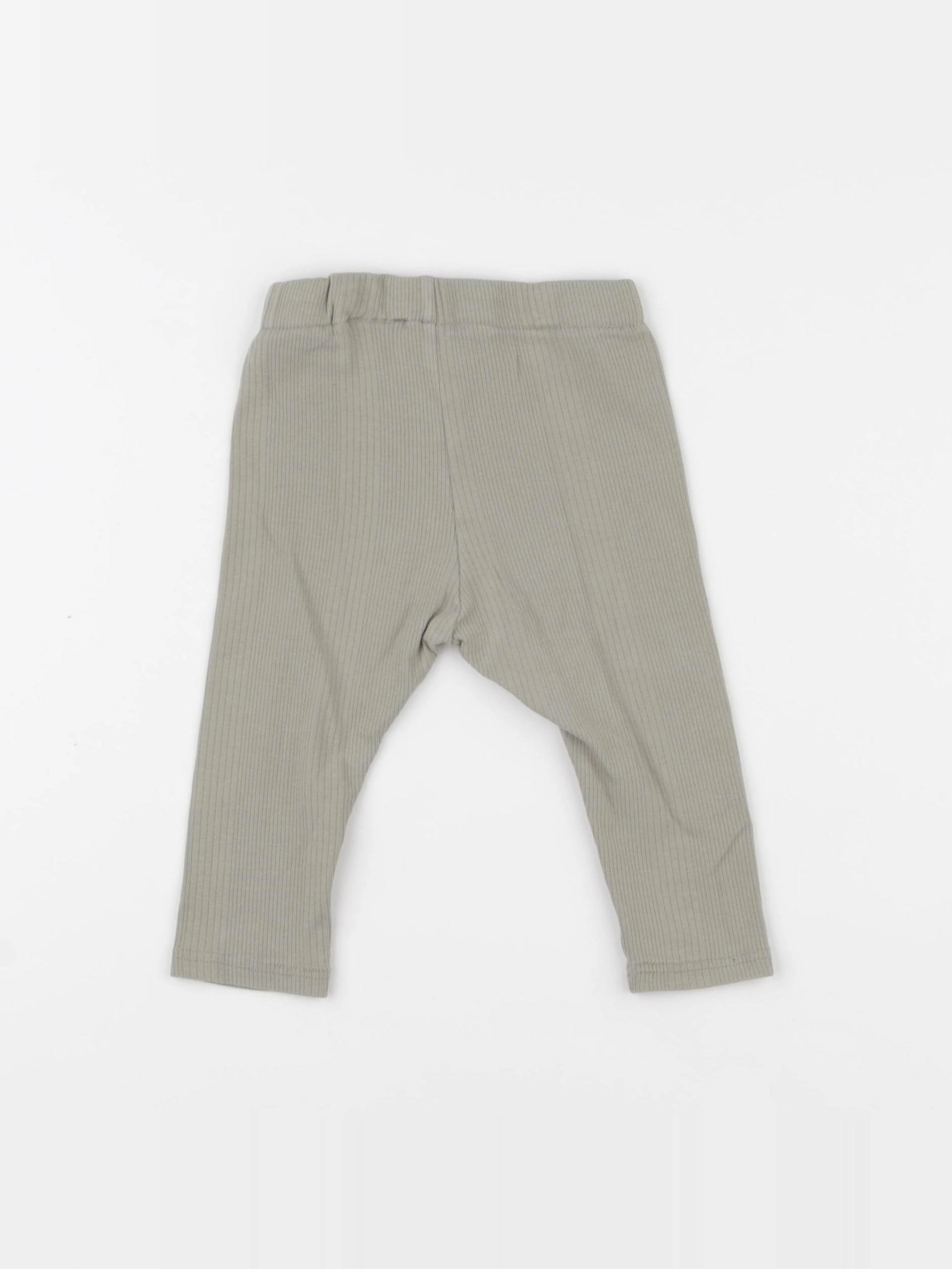 H&M - legging vert - 6/9 mois