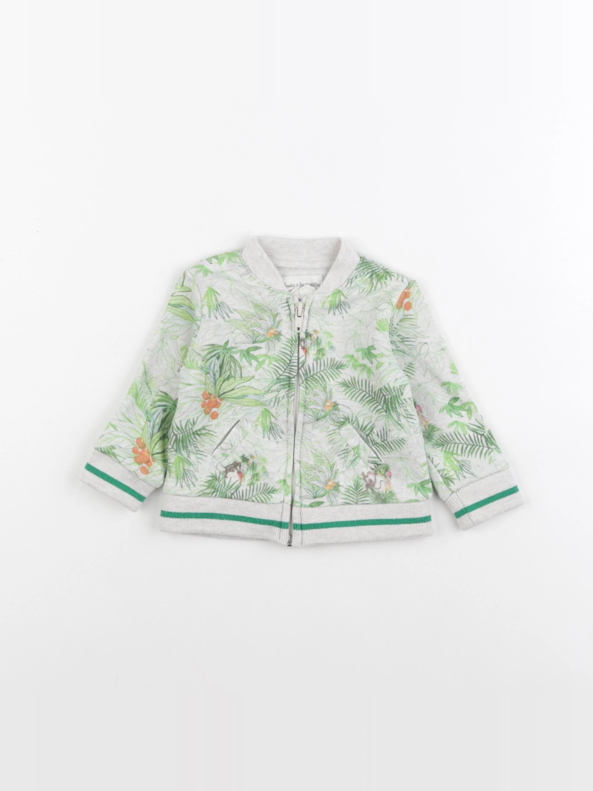 Arsène et les pipelettes - sweat multicolore - 6 mois