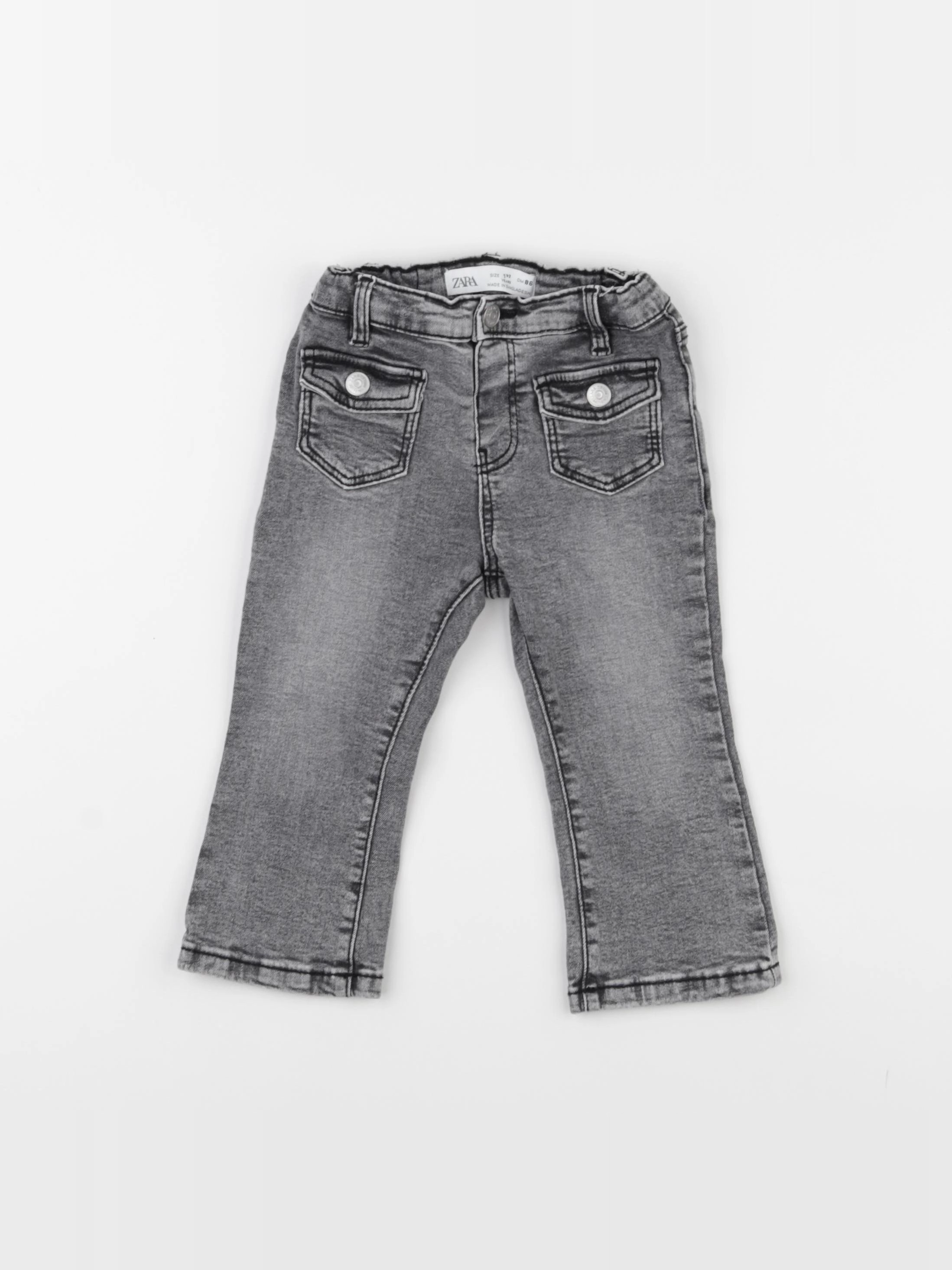Zara - jean gris - 1 an à 2 ans
