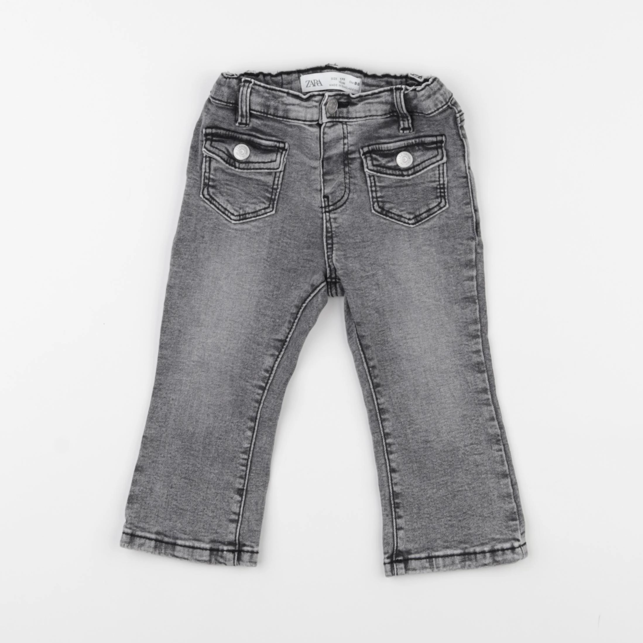 Zara - jean gris - 1 an à 2 ans