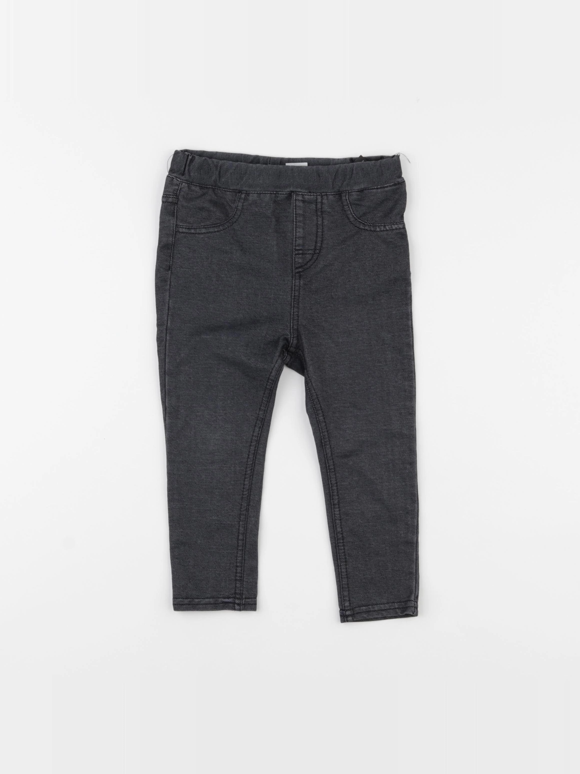 H&M - jegging gris - 12/18 mois