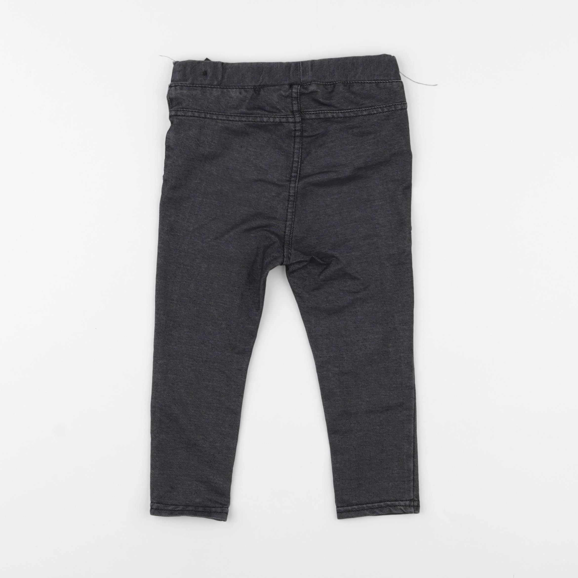 H&M - jegging gris - 12/18 mois
