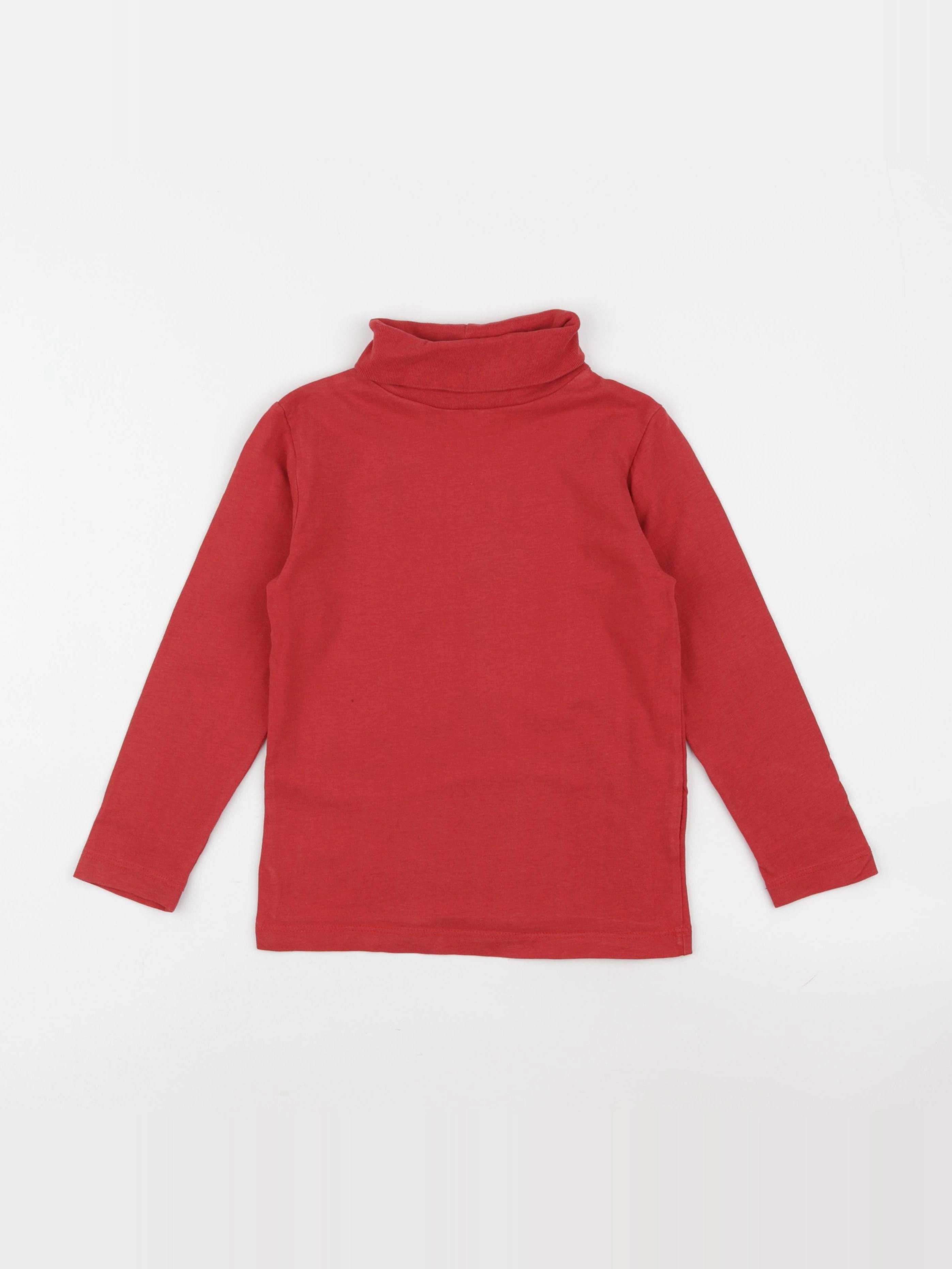 Monoprix - sous-pull rouge - 6 ans