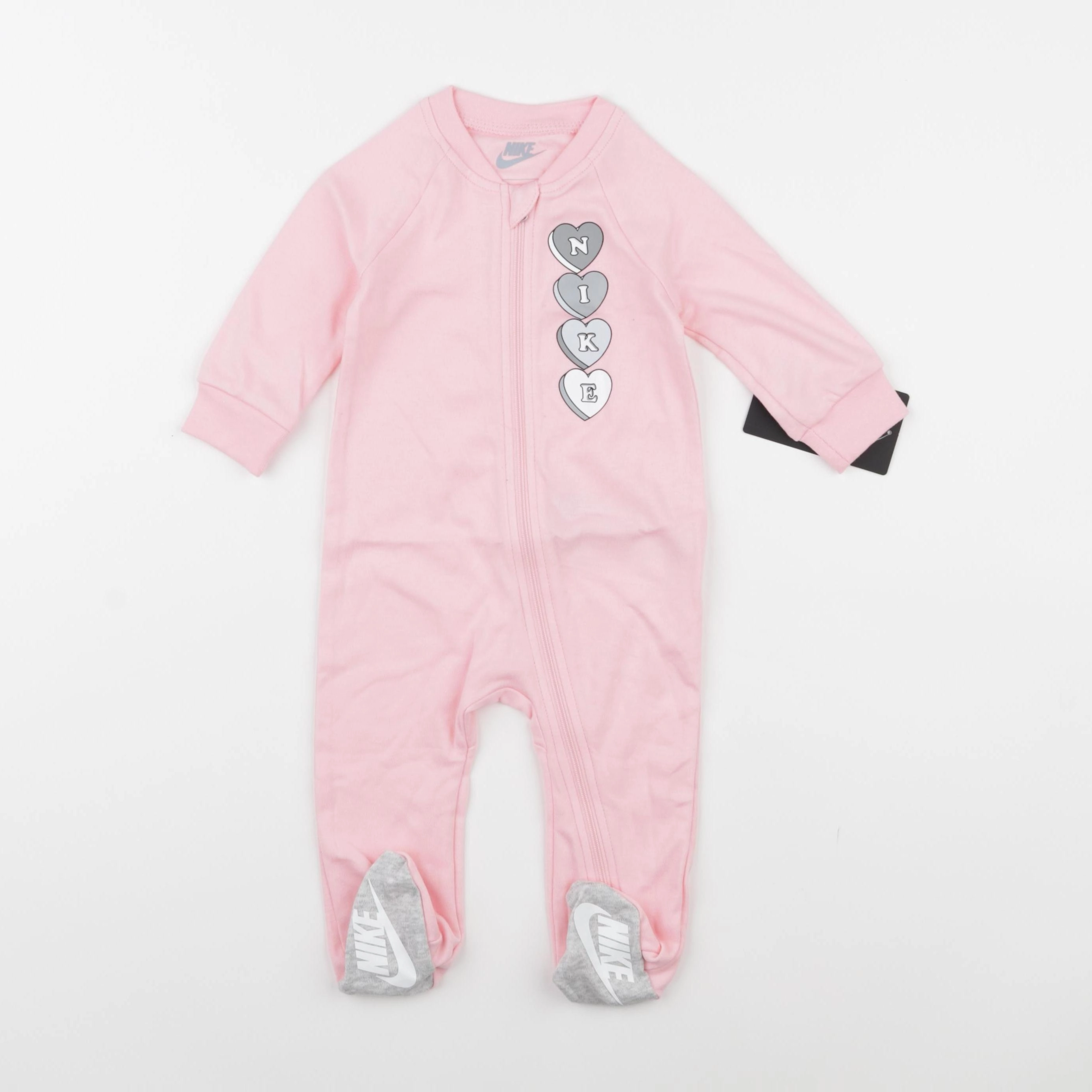 Nike - pyjama coton rose - 6 mois