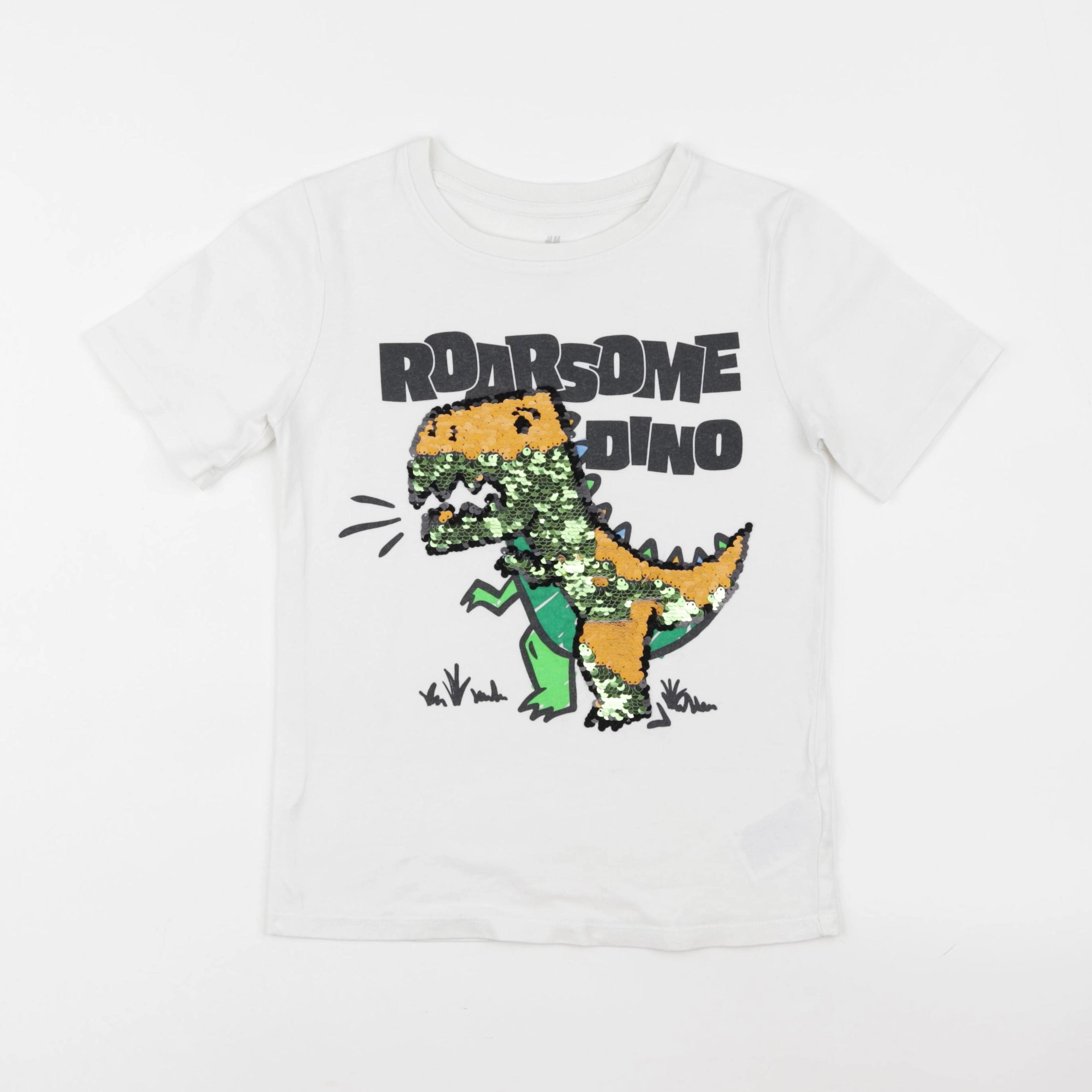 H&M - tee-shirt multicolore - 6/8 ans